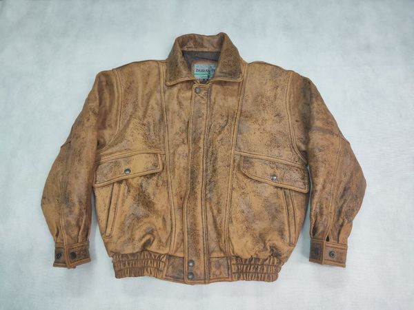 睡眠と体重の関係 durante old leather bomber jacket 90s ...
