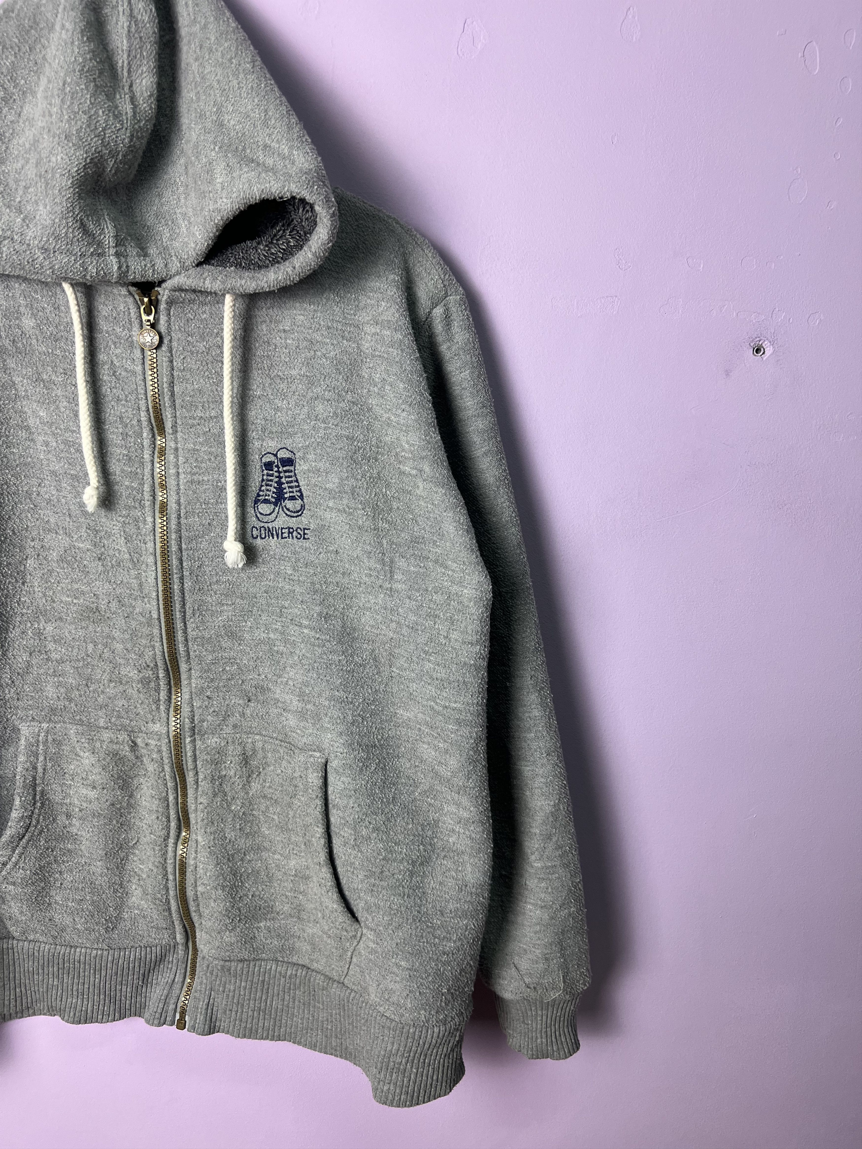Converse 🔥Vintage Converse Zipper Hoodies Size US M / EU 48-50 / 2 - 4 Thumbnail