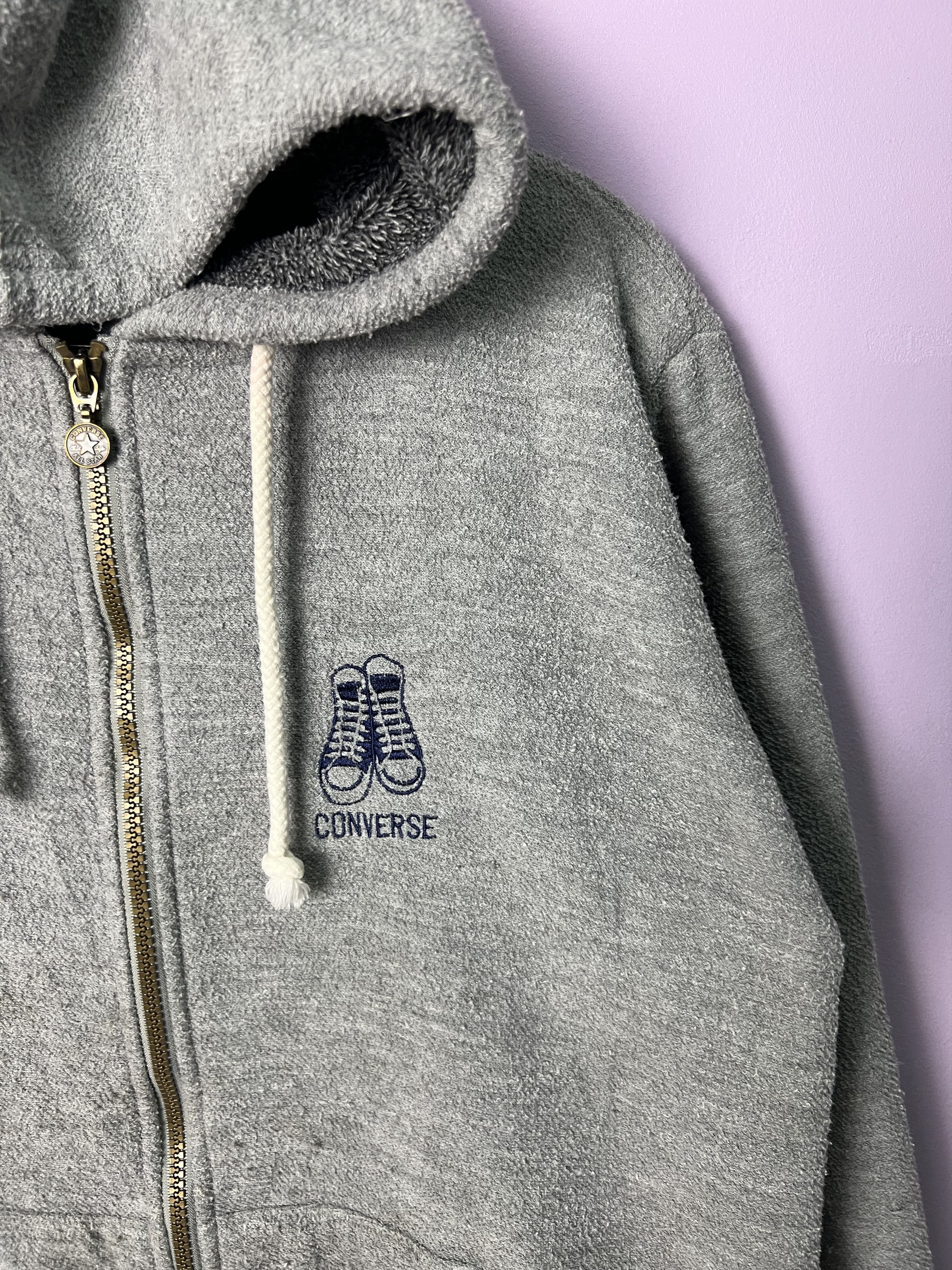 Converse 🔥Vintage Converse Zipper Hoodies Size US M / EU 48-50 / 2 - 5 Thumbnail