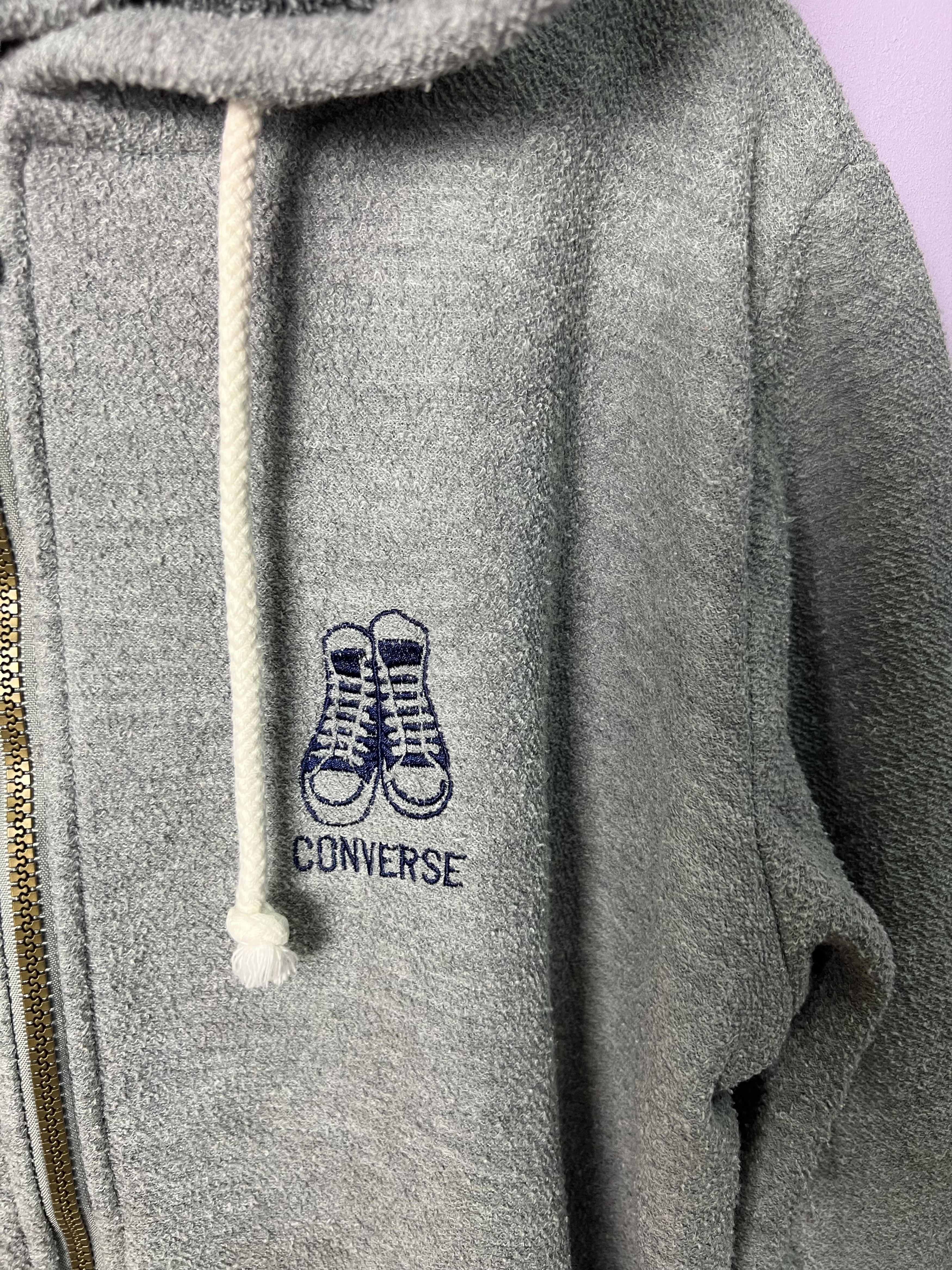 Converse 🔥Vintage Converse Zipper Hoodies Size US M / EU 48-50 / 2 - 13 Thumbnail