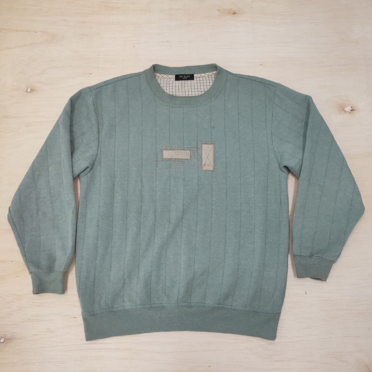 Designer × Japanese Brand × Vintage Vintage Mc Nine Homme Sweatshirt Embroidered Design Size US L / EU 52-54 / 3 - 1 Thumbnail