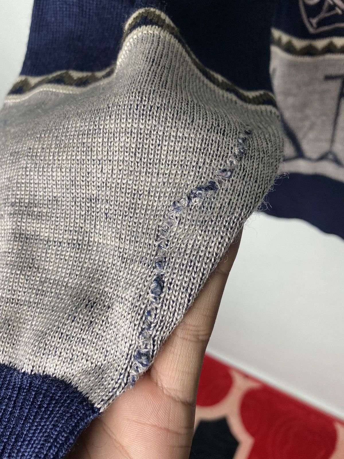 Hardy Amies × Vintage Vintage Hardy Amies Knit Sweater Pull Over Size US M / EU 48-50 / 2 - 9 Thumbnail