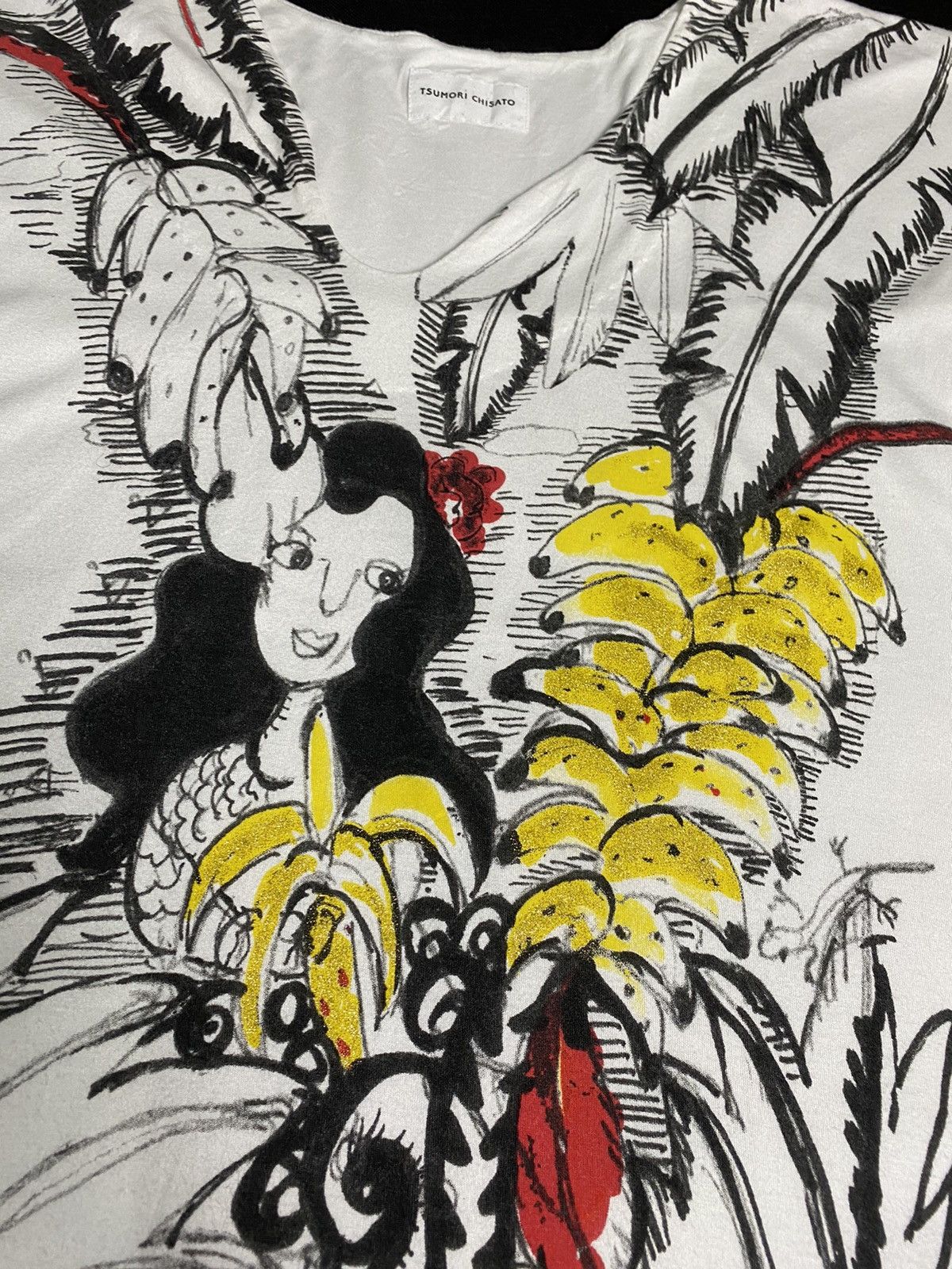Issey Miyake × Tsumori Chisato Tsumori Chisato by Issey Miyake Art Shirt For Women Size M / US 6-8 / IT 42-44 - 6 Thumbnail