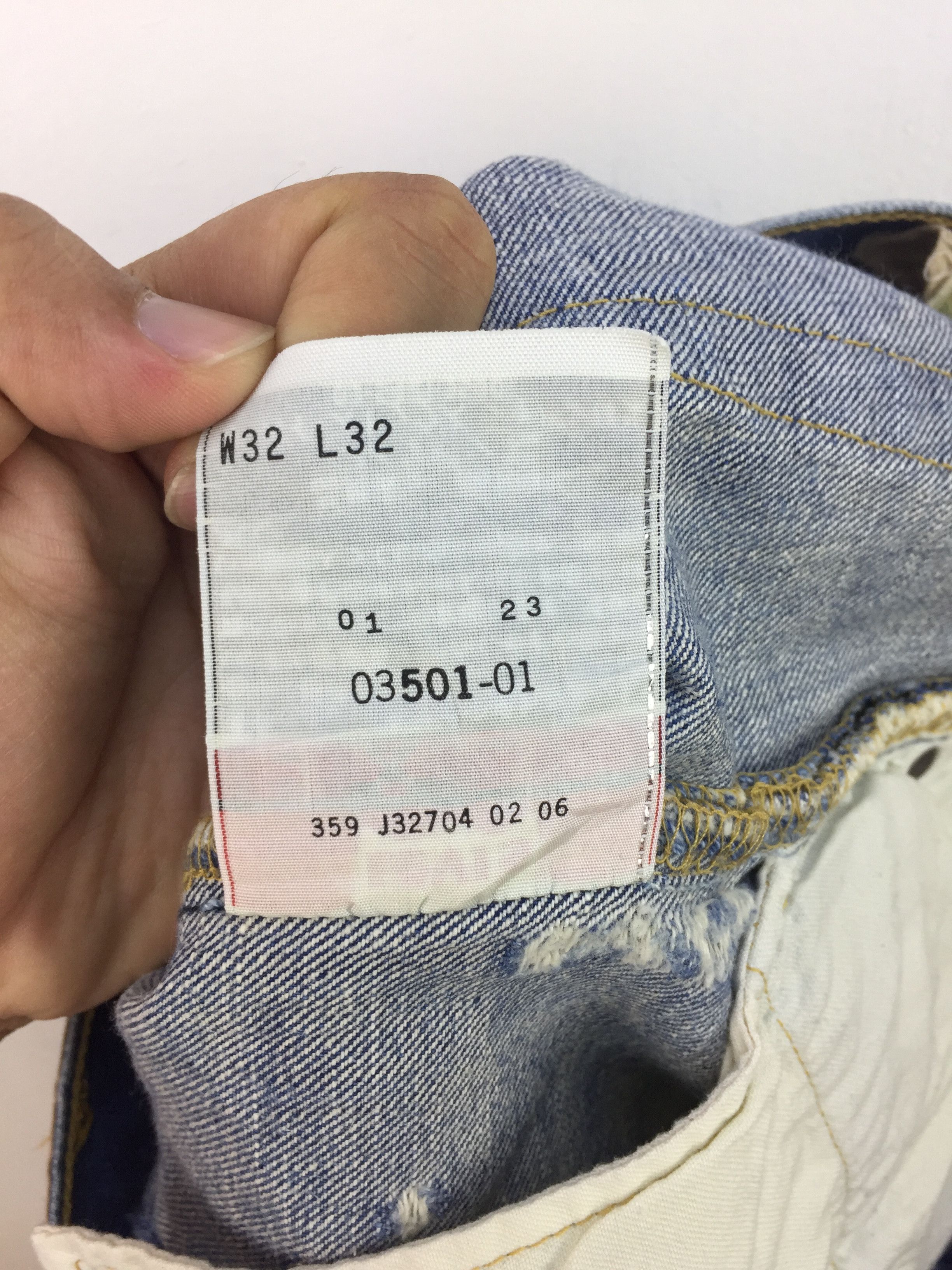 Levi's LEVIS 501 THRASHED RIPPED DISTRESSED PANT Size US 32 / EU 48 - 10 Thumbnail