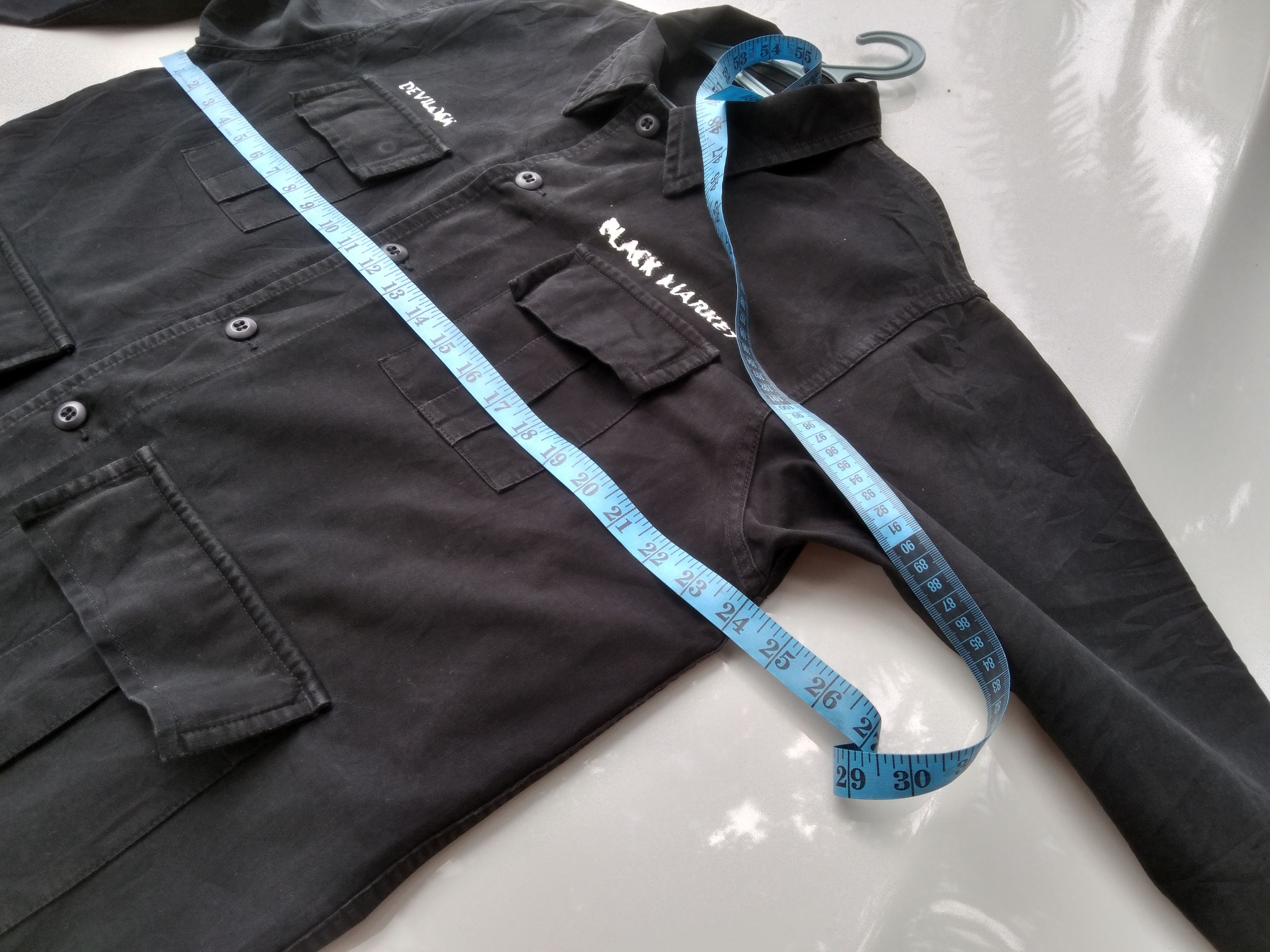 Devilock × Vintage DEVILOCK BLACK MARKET LIGHTLAYERS BUTTON DOWN JACKET Size US XL / EU 56 / 4 - 13 Thumbnail