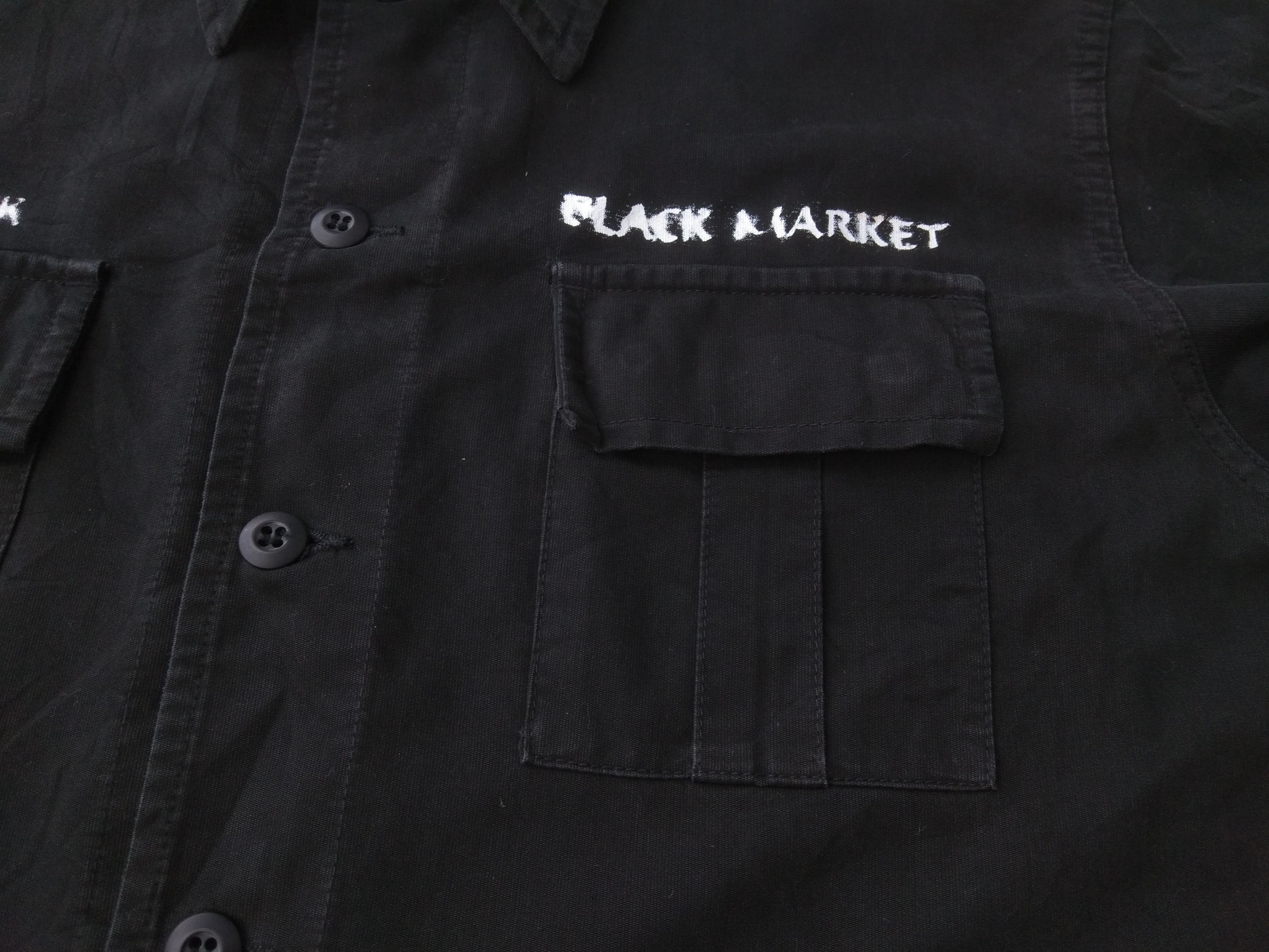 Devilock × Vintage DEVILOCK BLACK MARKET LIGHTLAYERS BUTTON DOWN JACKET Size US XL / EU 56 / 4 - 8 Thumbnail