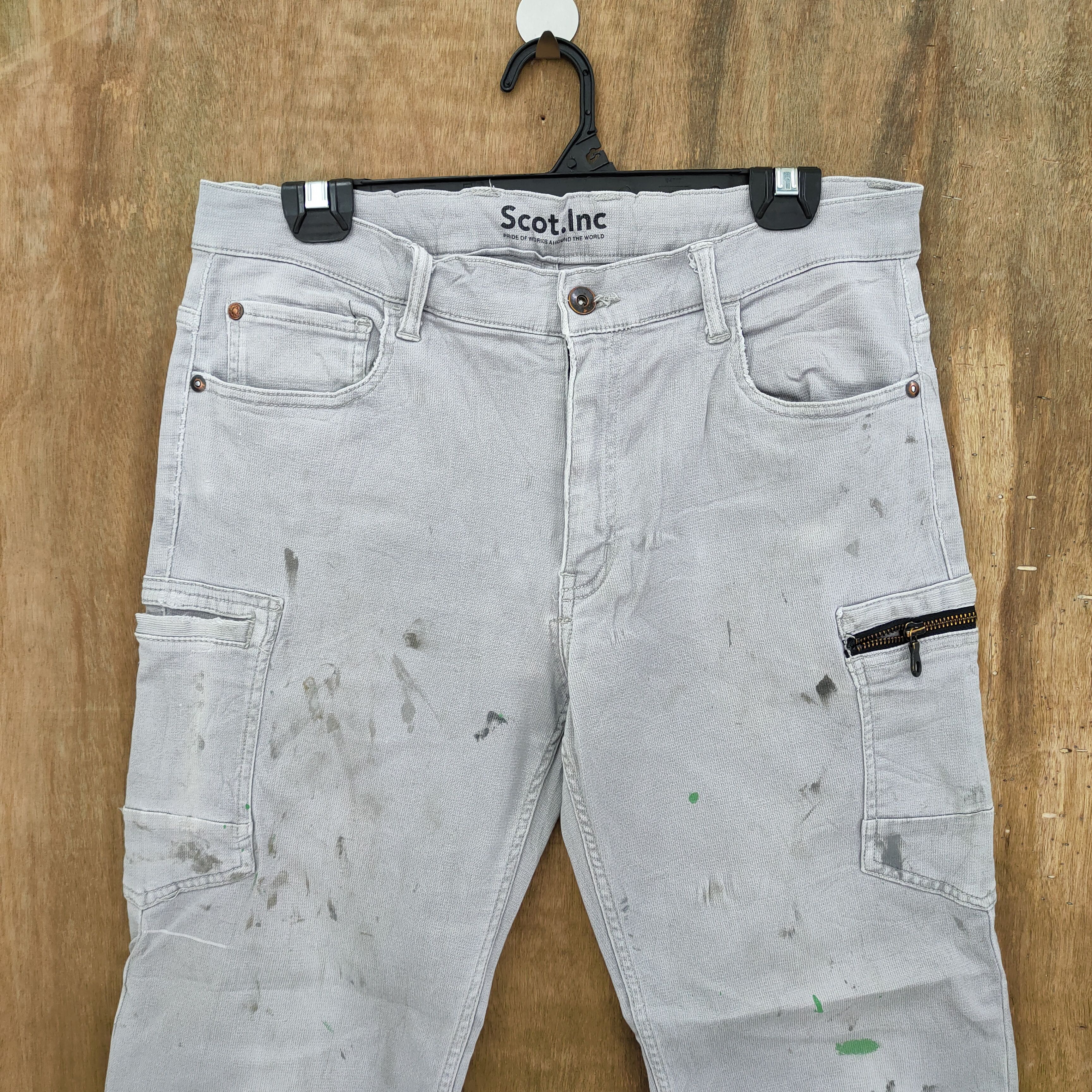 Japanese Brand × Vintage JAPANESE BRAND FADED/STAIN PAINT CARGO PANTS Size US 32 / EU 48 - 2 Thumbnail
