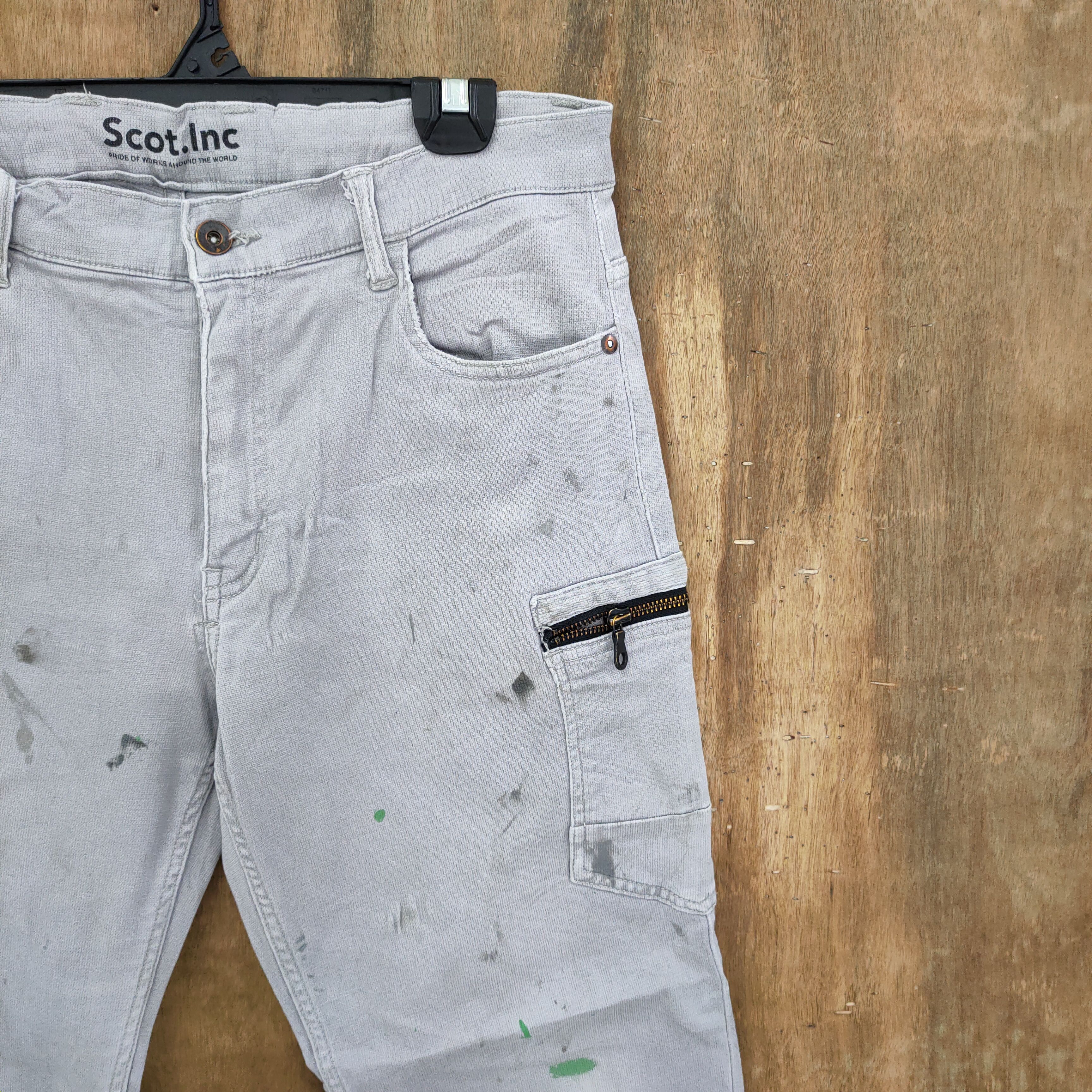 Japanese Brand × Vintage JAPANESE BRAND FADED/STAIN PAINT CARGO PANTS Size US 32 / EU 48 - 4 Thumbnail