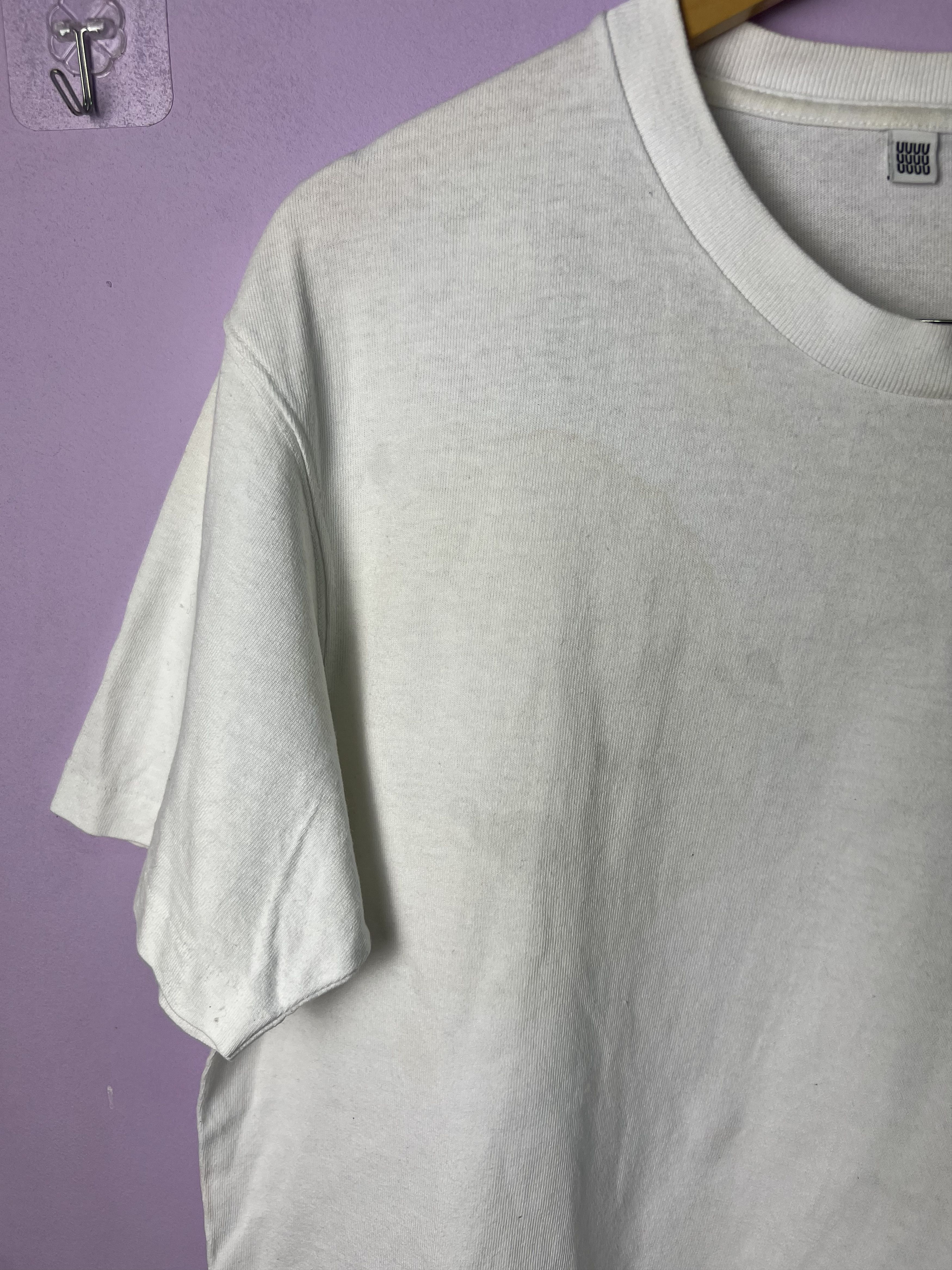 Lemaire × Uniqlo 🔥Rare White Blank Uniqlo UUUU Tees Size US M / EU 48-50 / 2 - 4 Thumbnail