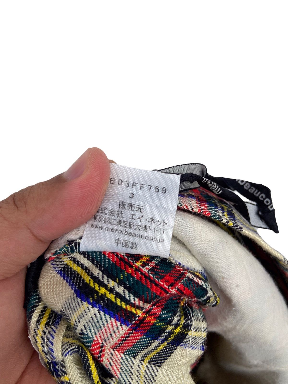 Issey Miyake MERCIBEAUCOUP RED TARTAN CROTCH PANT Size US 32 / EU 48 - 8 Thumbnail