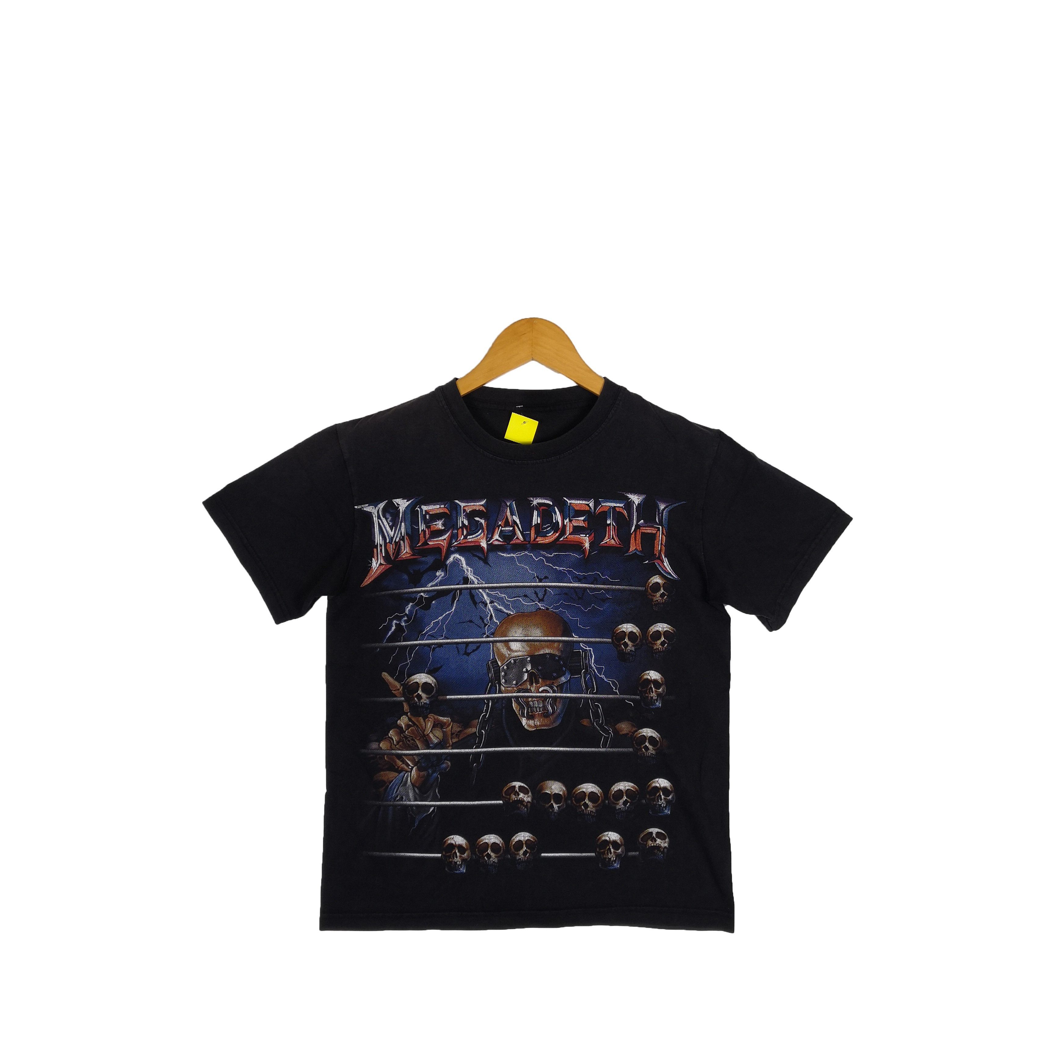 Band Tees Vintage Megadeth T-Shirt Band Tees Skulls Crewneck Tee Size US S / EU 44-46 / 1 - 1 Thumbnail