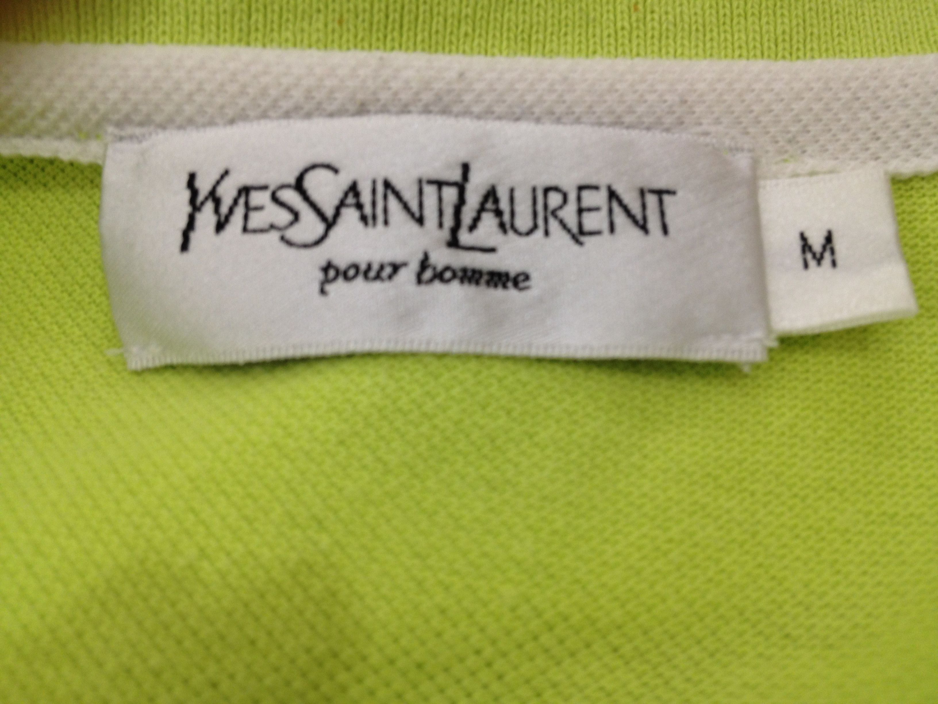 Yves Saint Laurent ysl polo Size US M / EU 48-50 / 2 - 7 Thumbnail