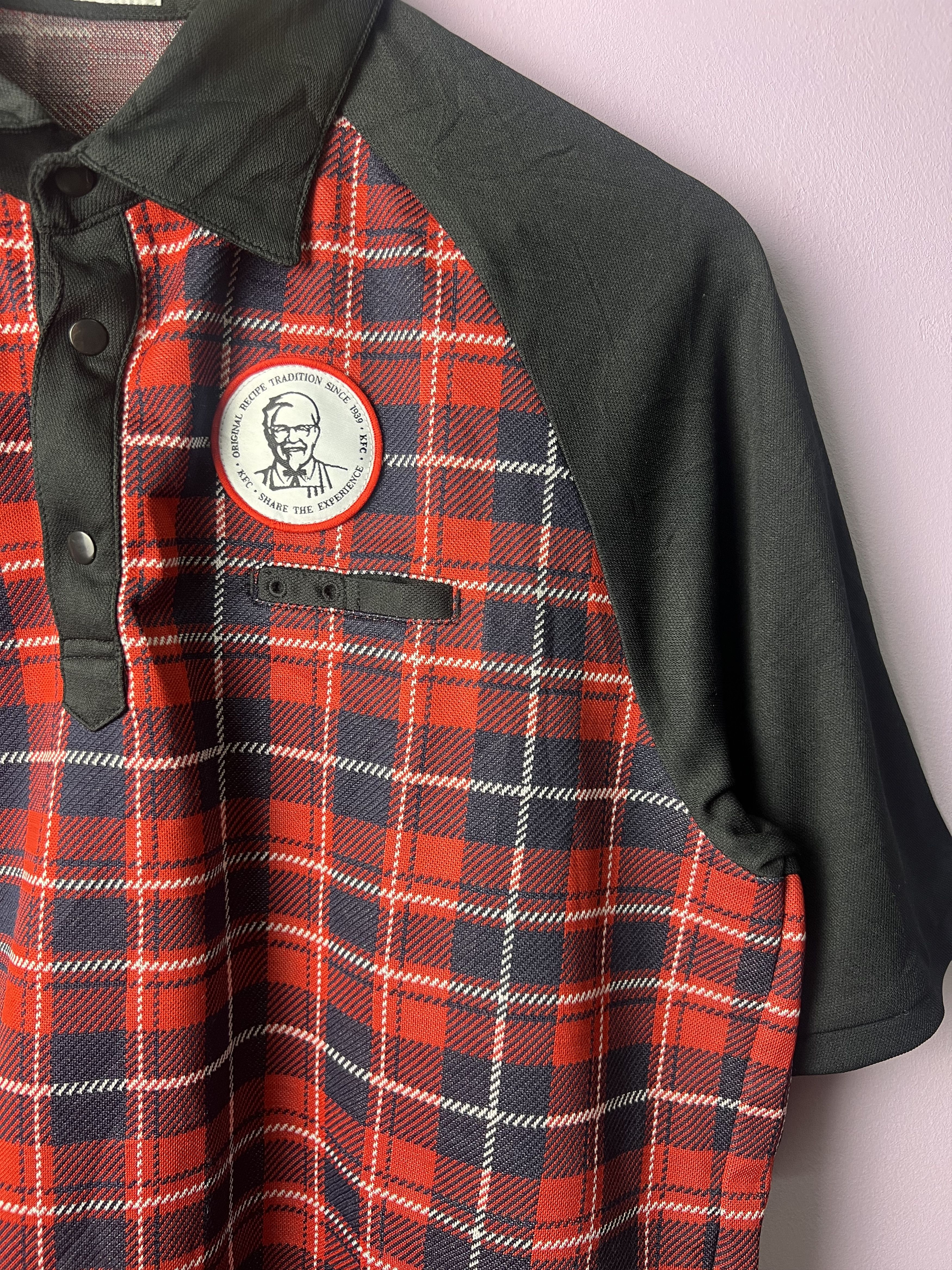 Other 🔥Vintage KFC Checkered Polo Tees Size US M / EU 48-50 / 2 - 5 Thumbnail