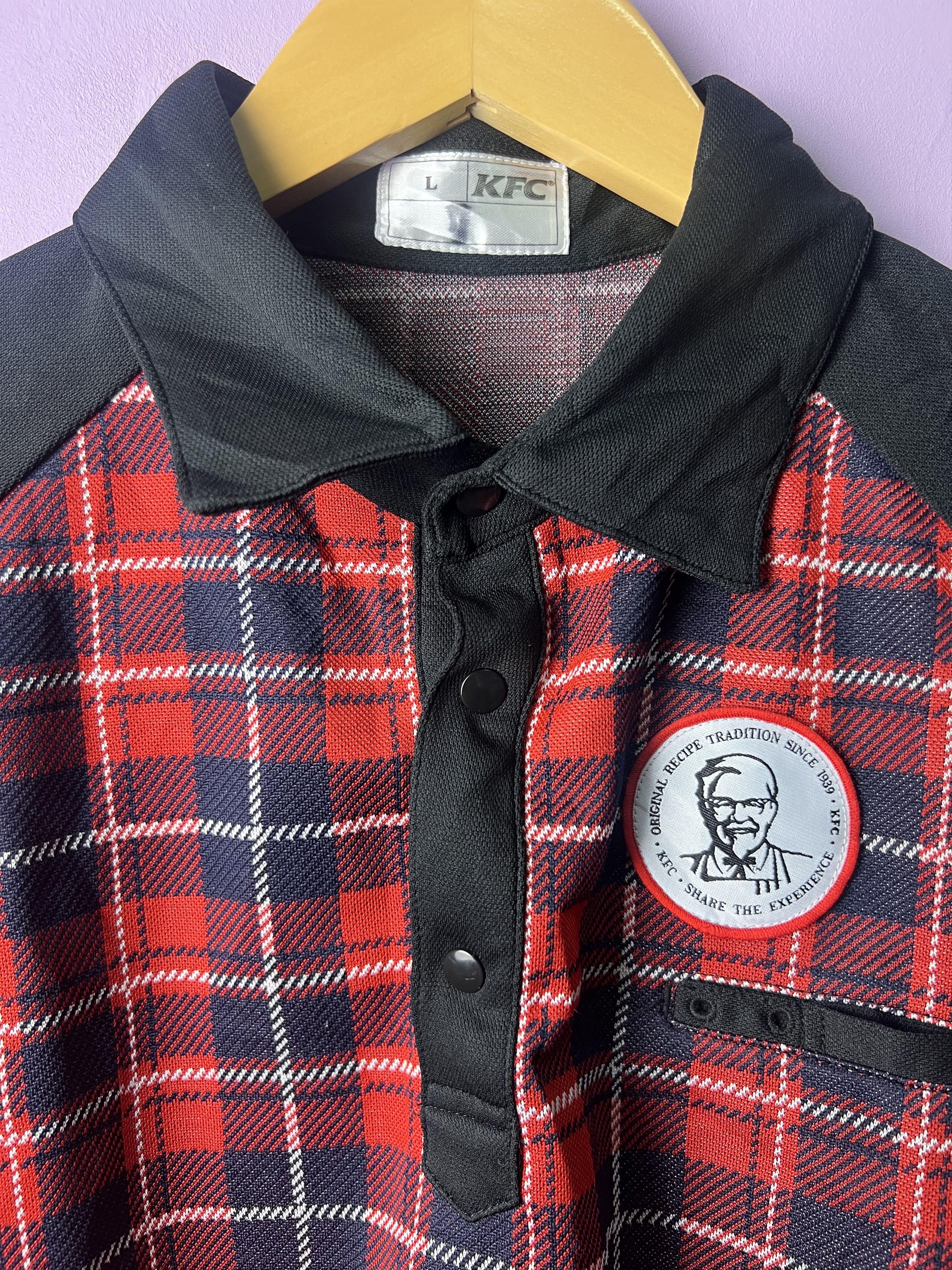 Other 🔥Vintage KFC Checkered Polo Tees Size US M / EU 48-50 / 2 - 8 Thumbnail