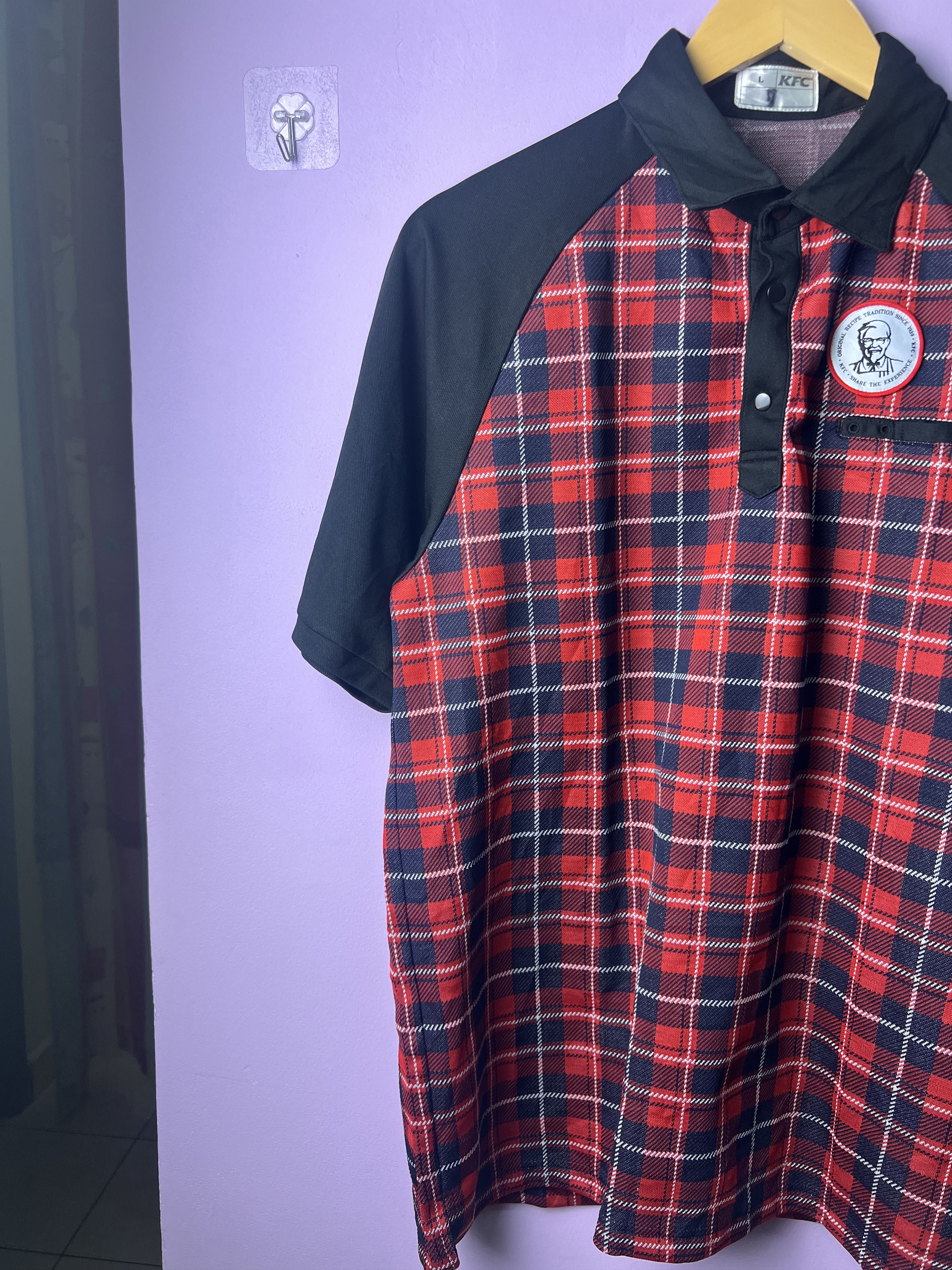 Other 🔥Vintage KFC Checkered Polo Tees Size US M / EU 48-50 / 2 - 3 Thumbnail