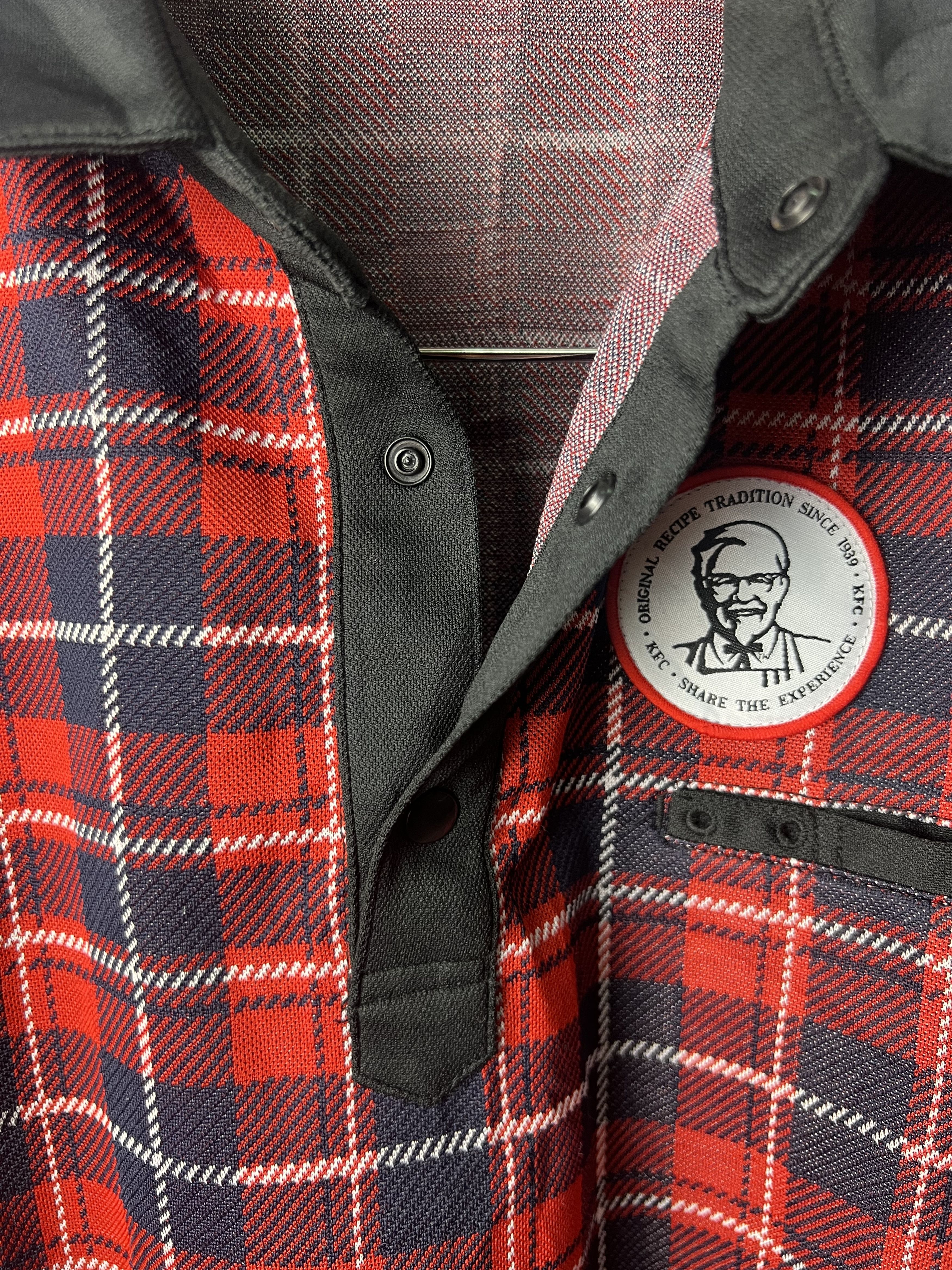Other 🔥Vintage KFC Checkered Polo Tees Size US M / EU 48-50 / 2 - 9 Thumbnail