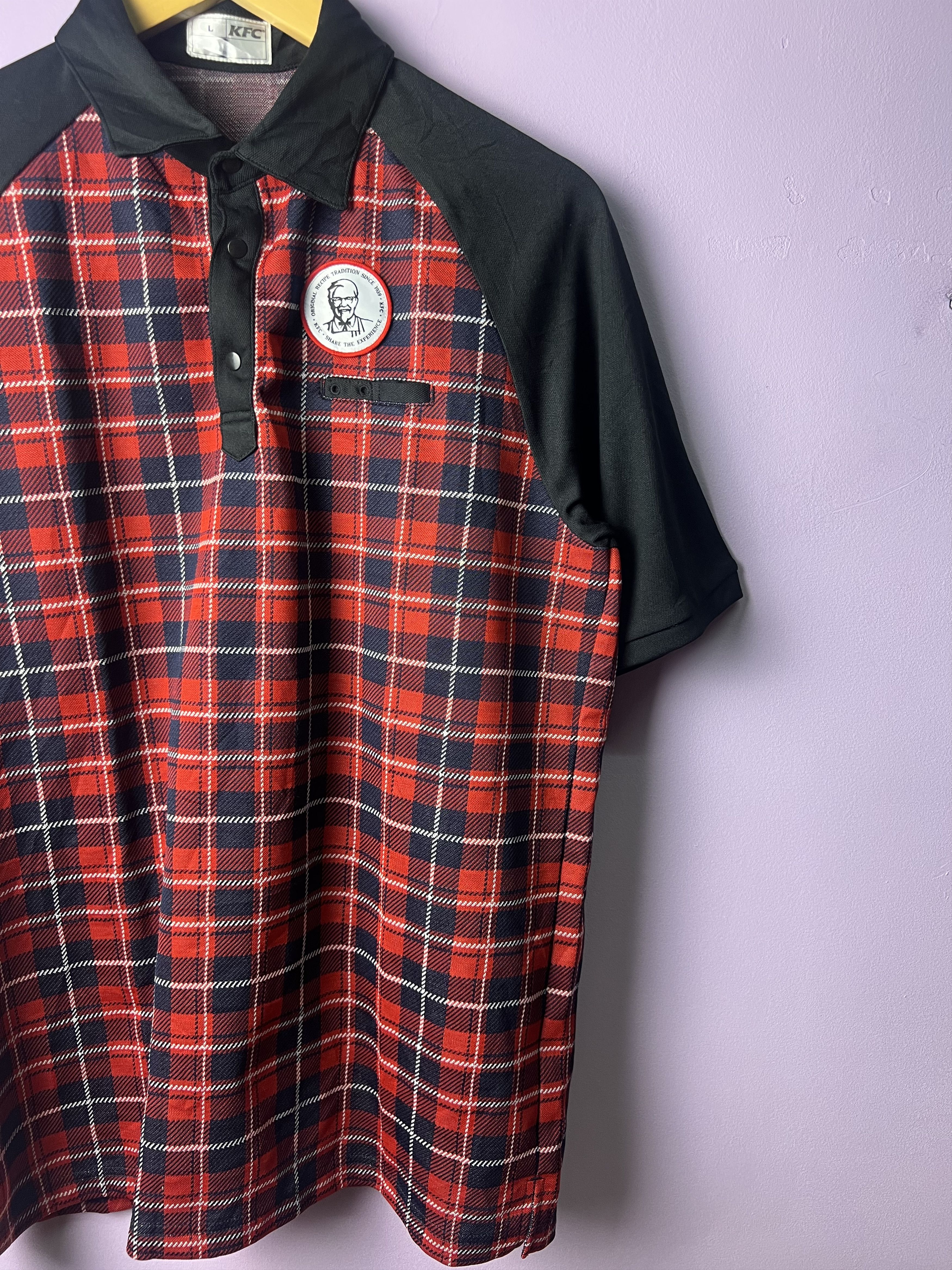 Other 🔥Vintage KFC Checkered Polo Tees Size US M / EU 48-50 / 2 - 4 Thumbnail