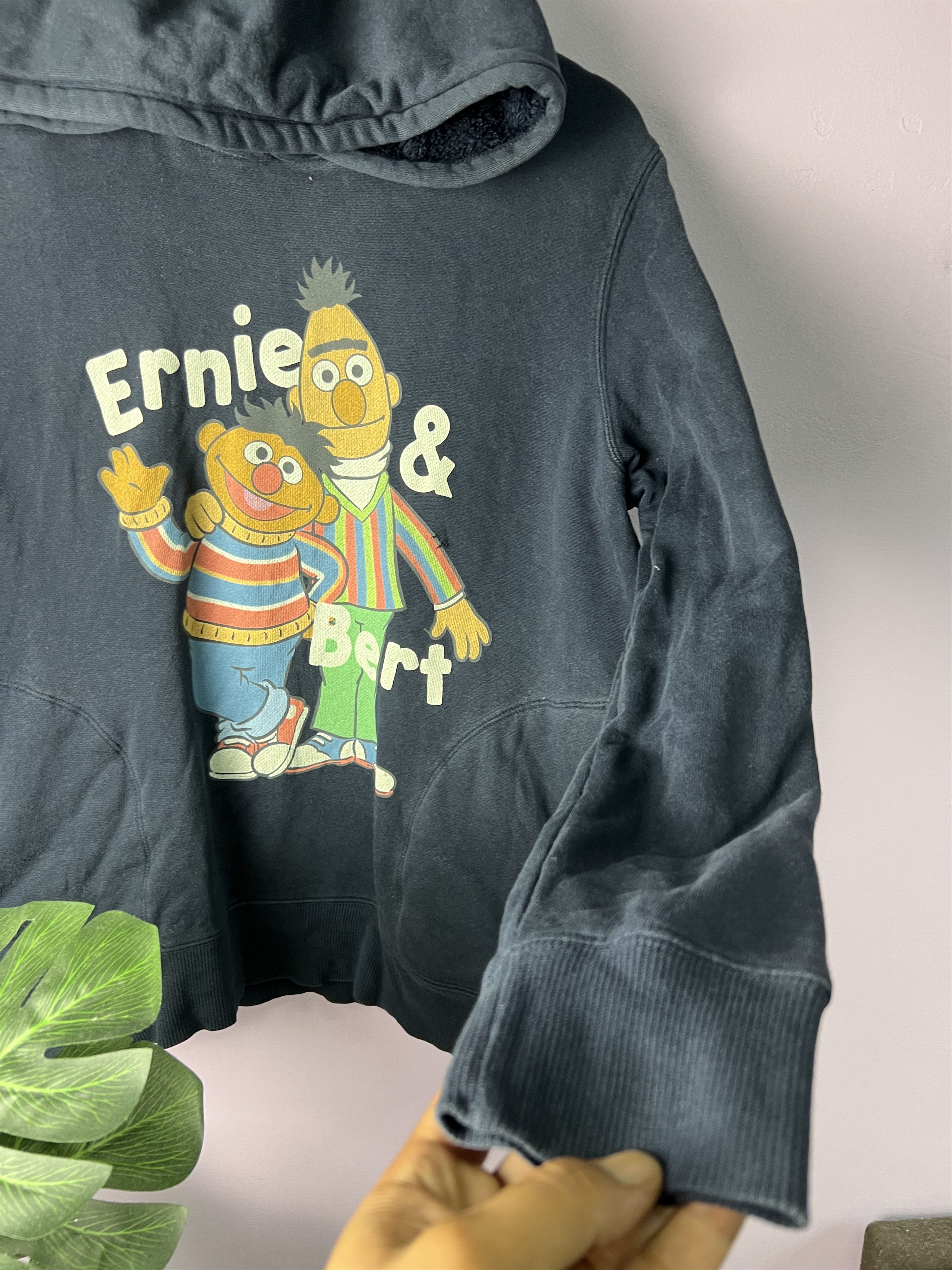 Cartoon Network × Uniqlo 🔥Distressed Ernie & Bert Hoodies Size US M / EU 48-50 / 2 - 7 Thumbnail