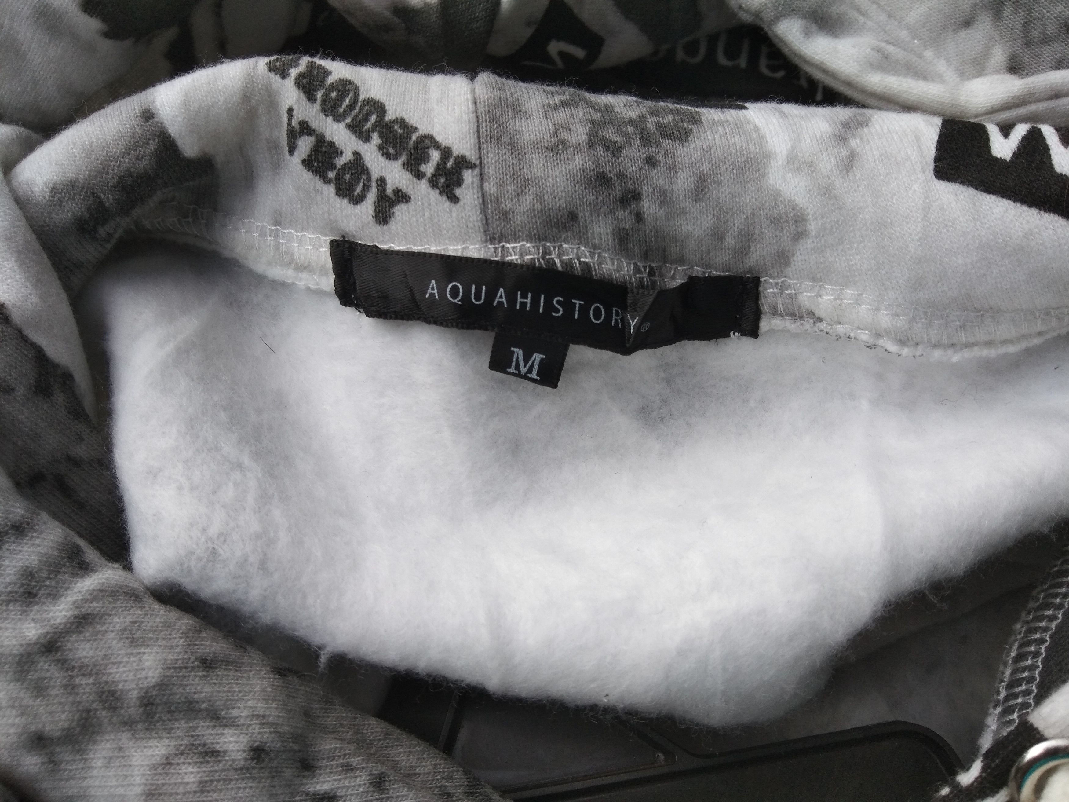 Japanese Brand AQUA HISTORY MEN'S HOODIE ALL OVER PRINT Size US M / EU 48-50 / 2 - 11 Thumbnail