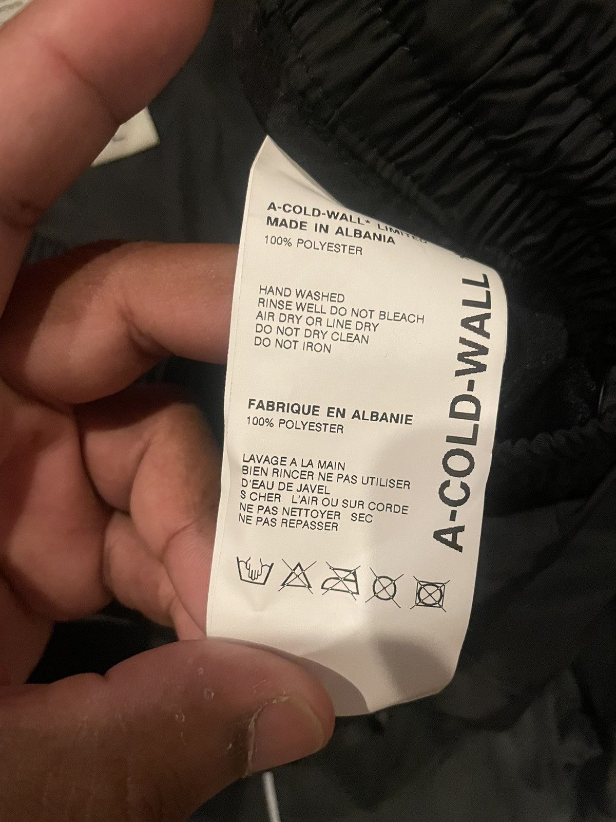 A-COLD-WALL* A-Cold-Wall ACW Rectangle Print Trousers Size US 34 / EU 50 - 5 Thumbnail