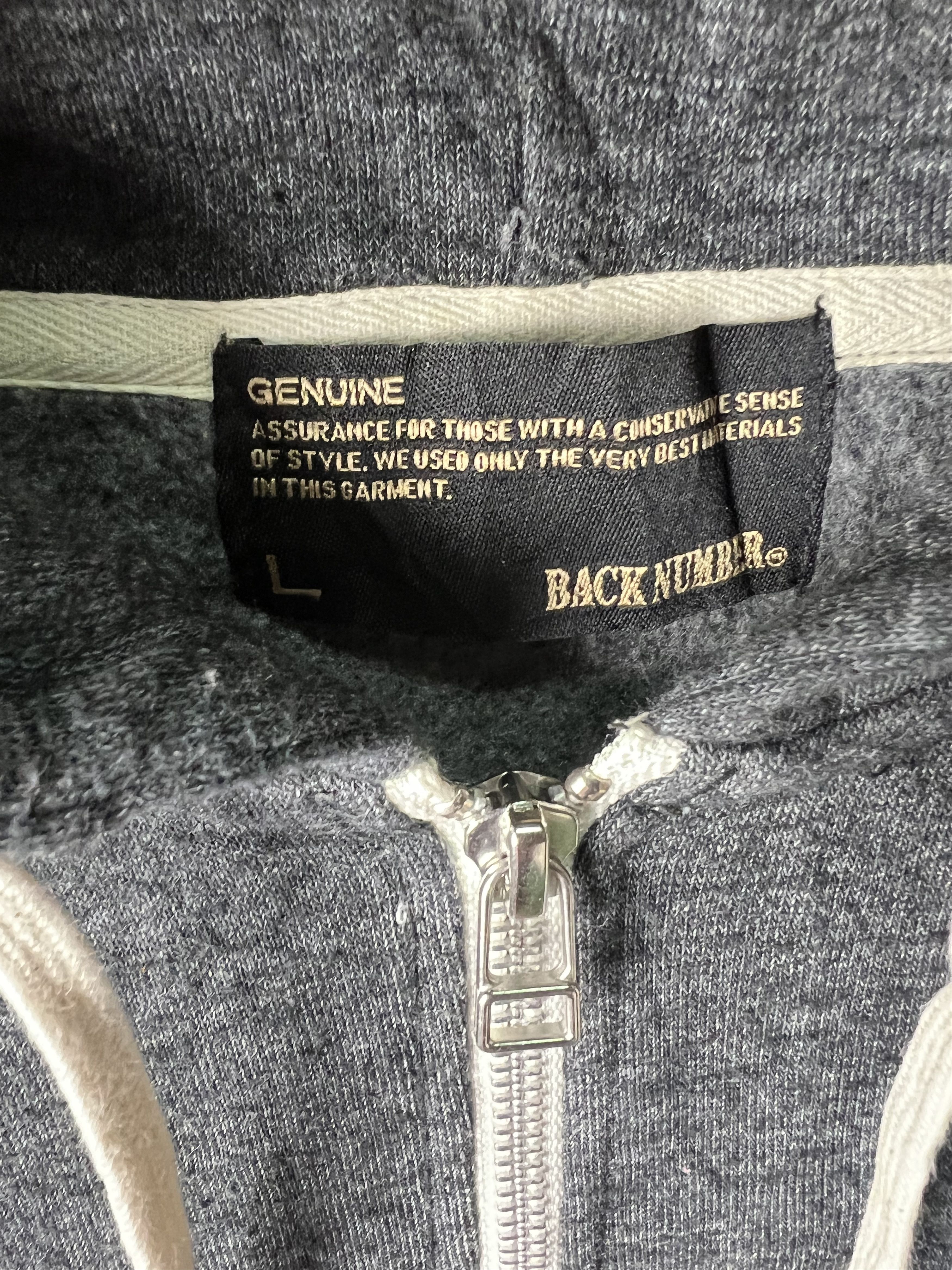 Japanese Brand 🔥Back Number Black Label Pullover Hoodies Size US M / EU 48-50 / 2 - 13 Thumbnail