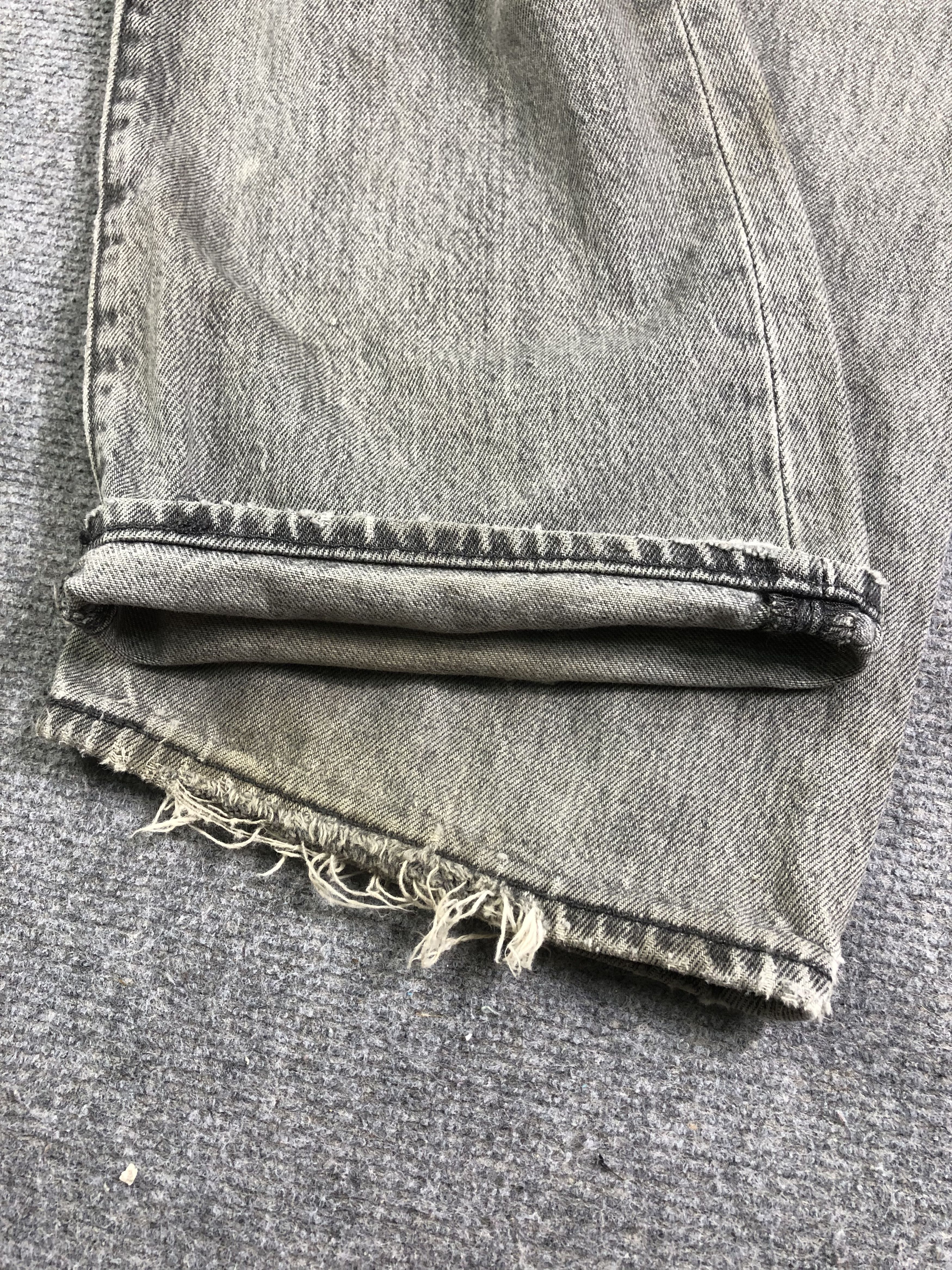 Levi's Wash Black Levis 501 Denim Jeans Size US 36 / EU 52 - 15 Thumbnail