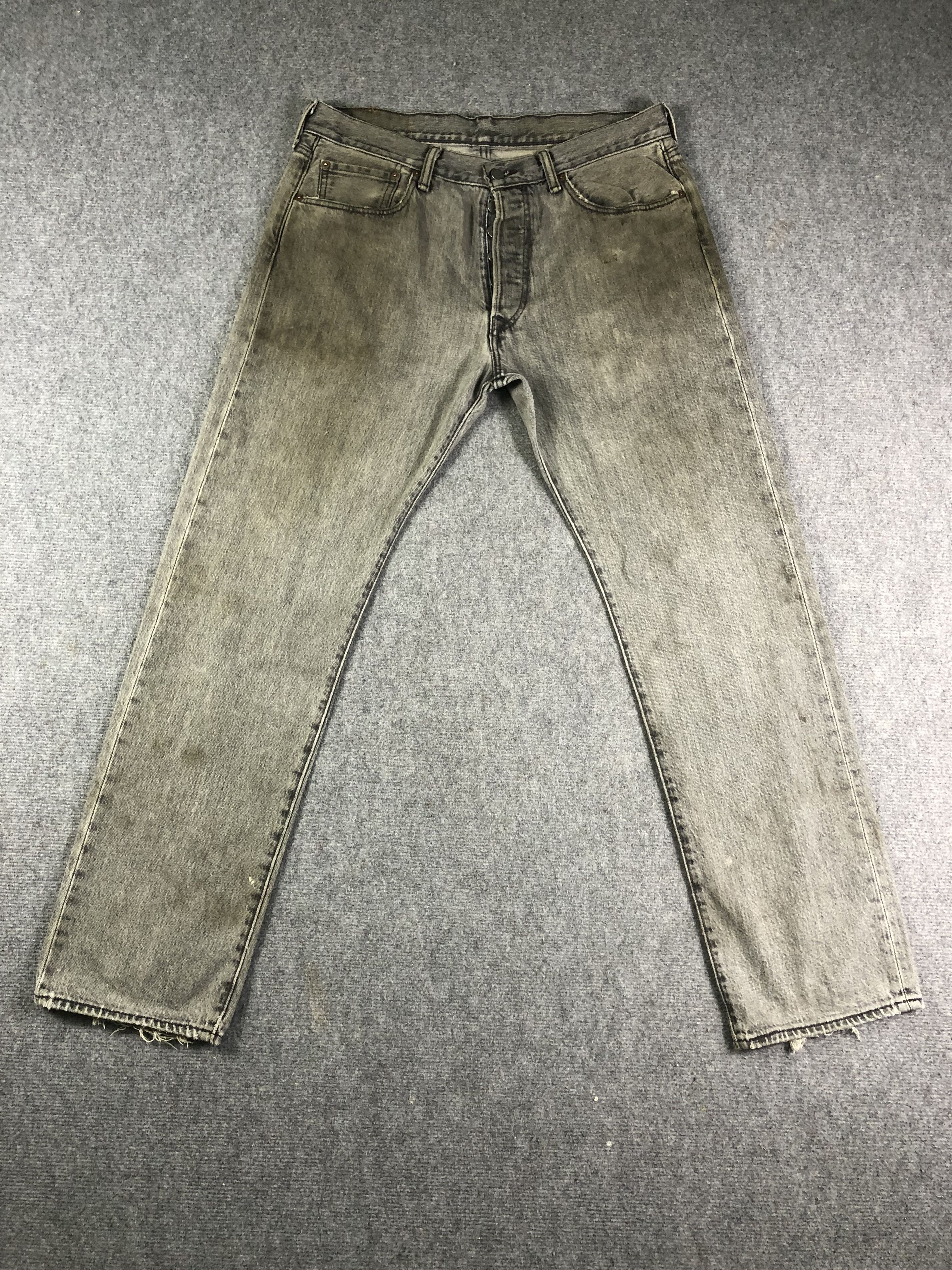 Levi's Wash Black Levis 501 Denim Jeans Size US 36 / EU 52 - 1 Thumbnail