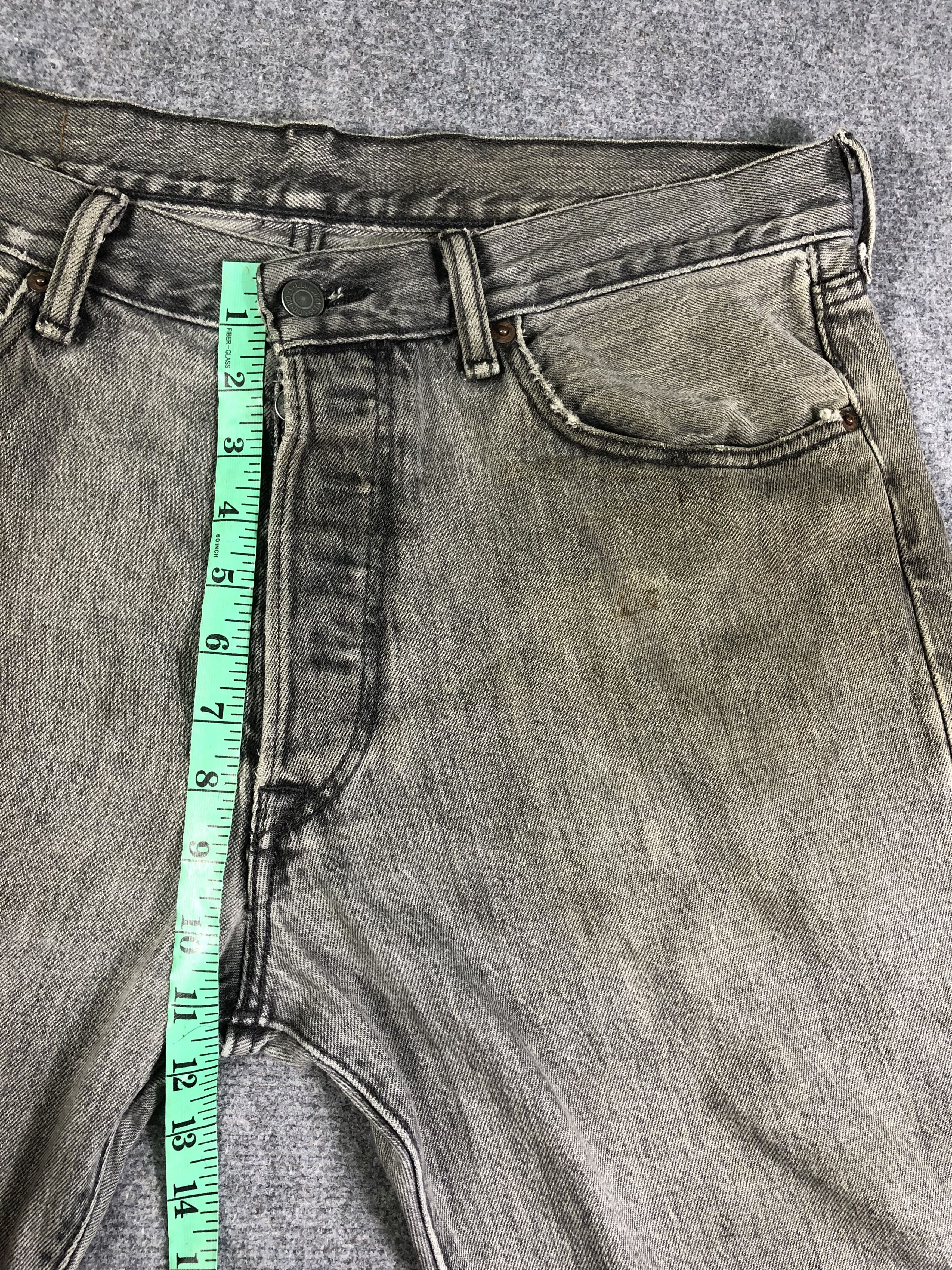 Levi's Wash Black Levis 501 Denim Jeans Size US 36 / EU 52 - 10 Thumbnail