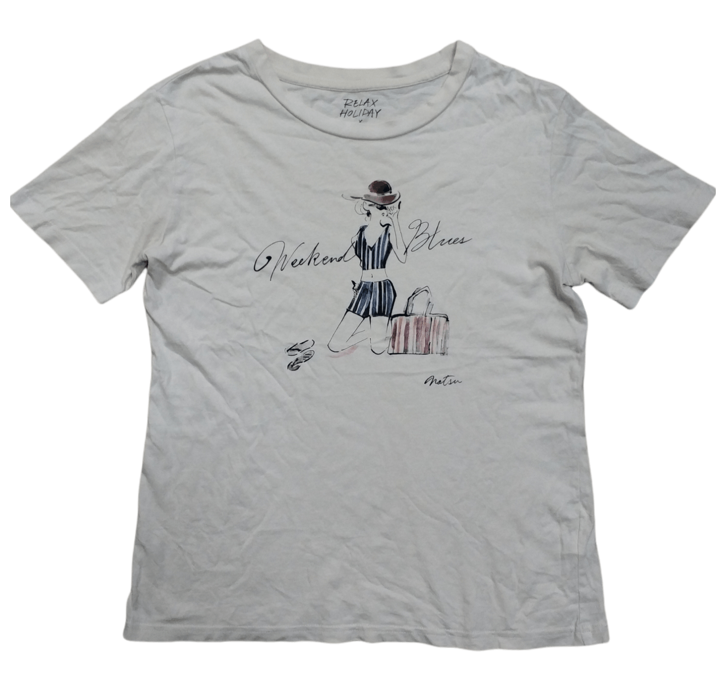 Japanese Brand 🔥Gu Matsu Yamaguchi Relax Holiday Tees Size US M / EU 48-50 / 2 - 1 Thumbnail