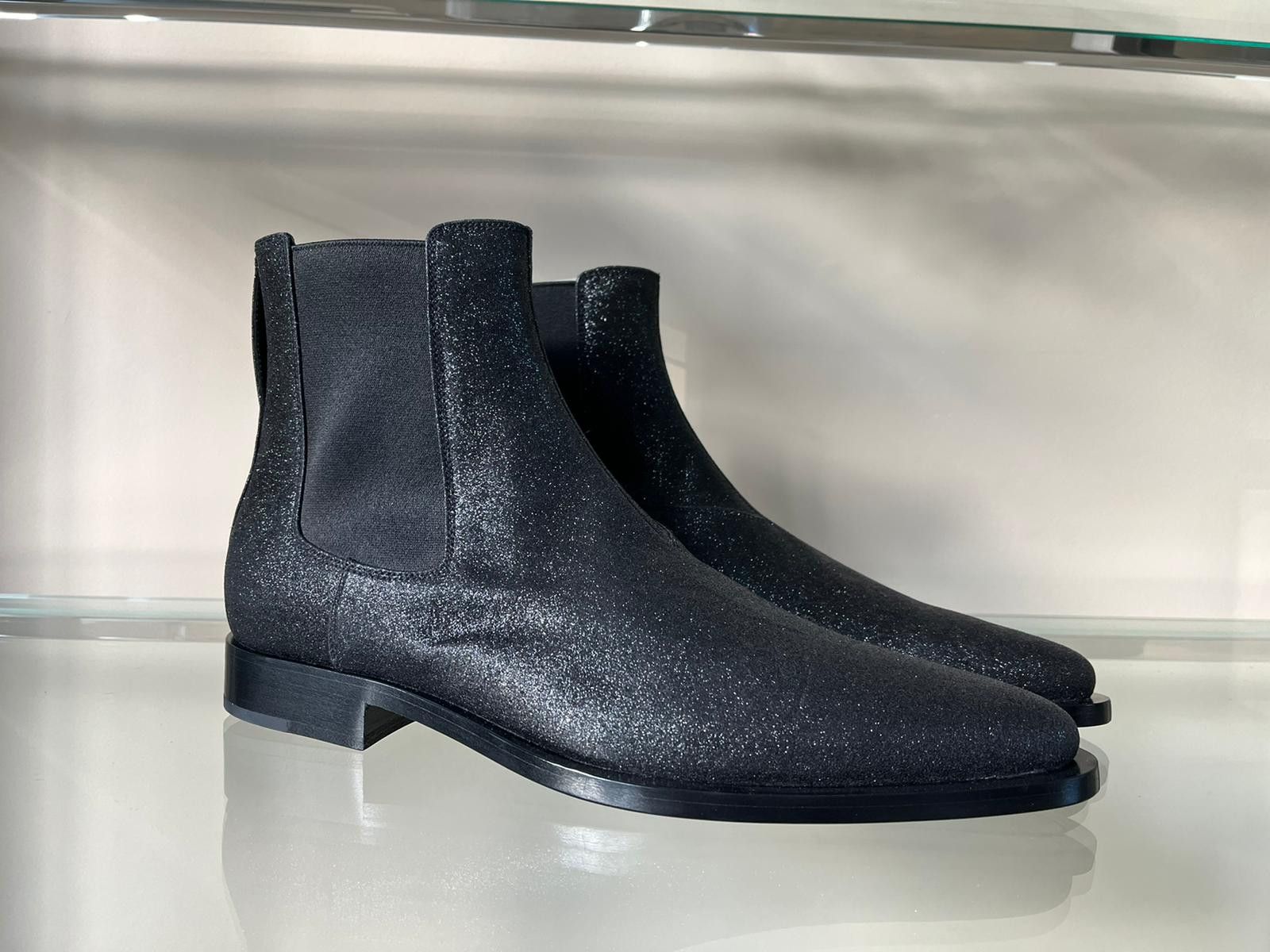 Givenchy Glitter Chelsea Boots in Black Size US 9 / EU 42 - 4 Thumbnail