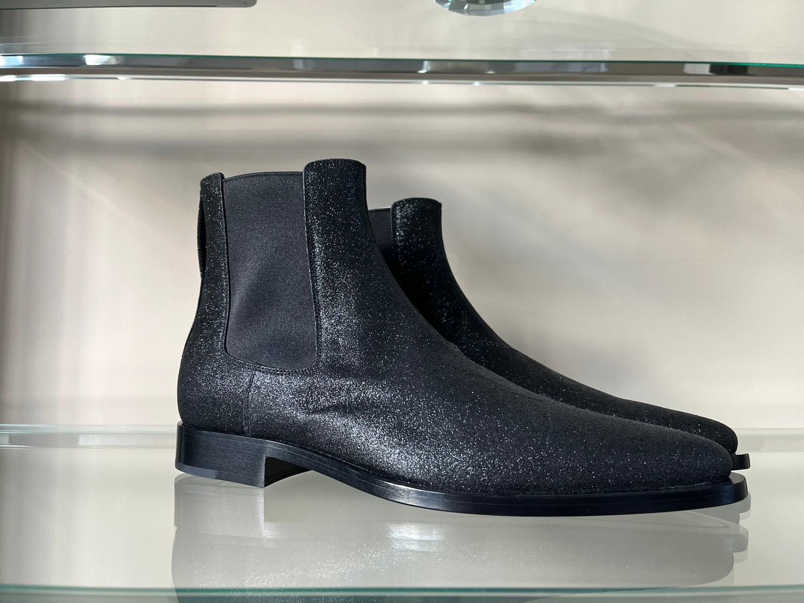 Givenchy Glitter Chelsea Boots in Black Size US 9 / EU 42 - 1 Thumbnail