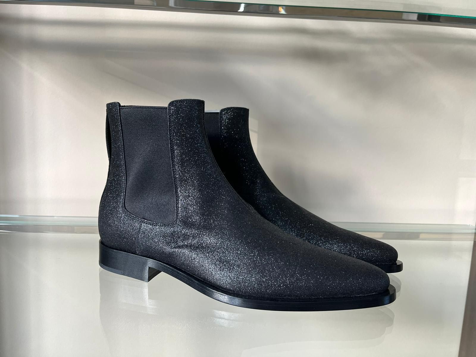 Givenchy Glitter Chelsea Boots in Black Size US 9 / EU 42 - 6 Thumbnail