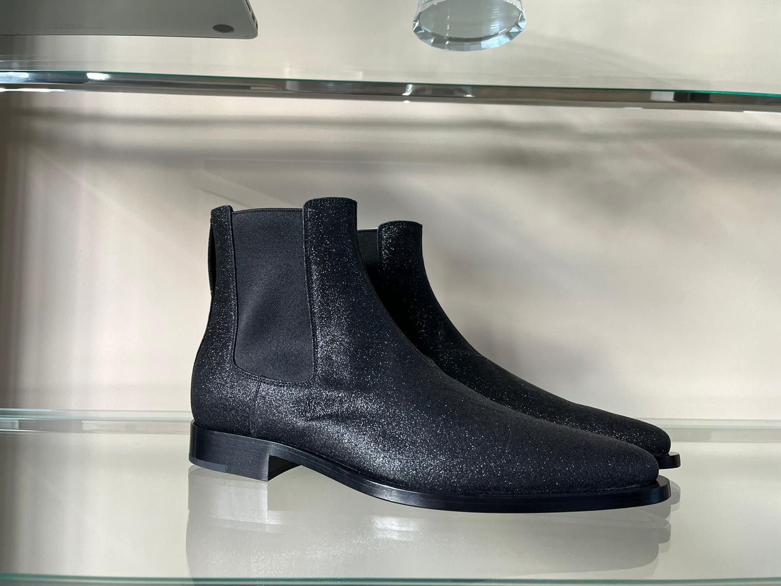 Givenchy Glitter Chelsea Boots in Black Size US 9 / EU 42 - 8 Thumbnail