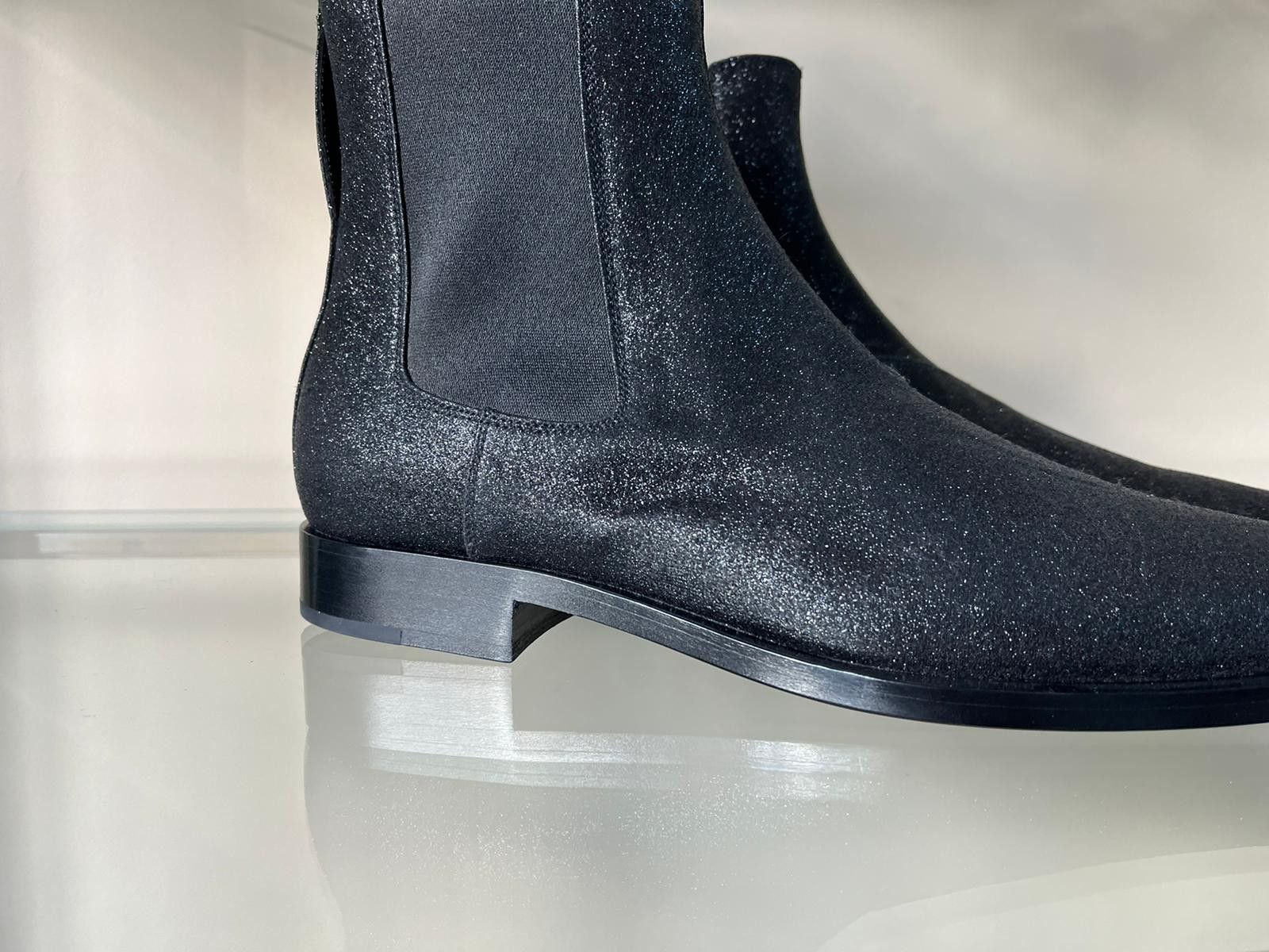 Givenchy Glitter Chelsea Boots in Black Size US 9 / EU 42 - 3 Thumbnail