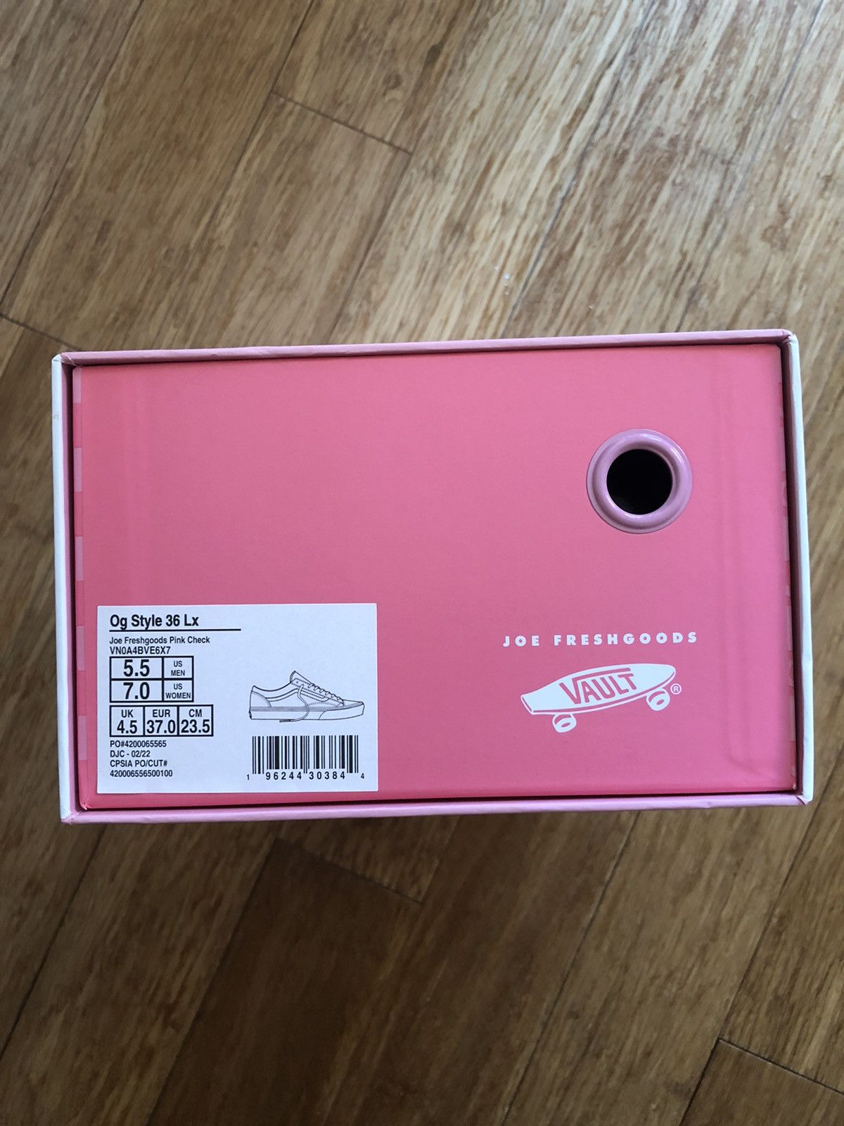 Joe Freshgoods × Vans US 5.5 JFG Vans vault old skoo Og style 36lx pink honeymoon Size US 5.5 / EU 38 - 9 Thumbnail
