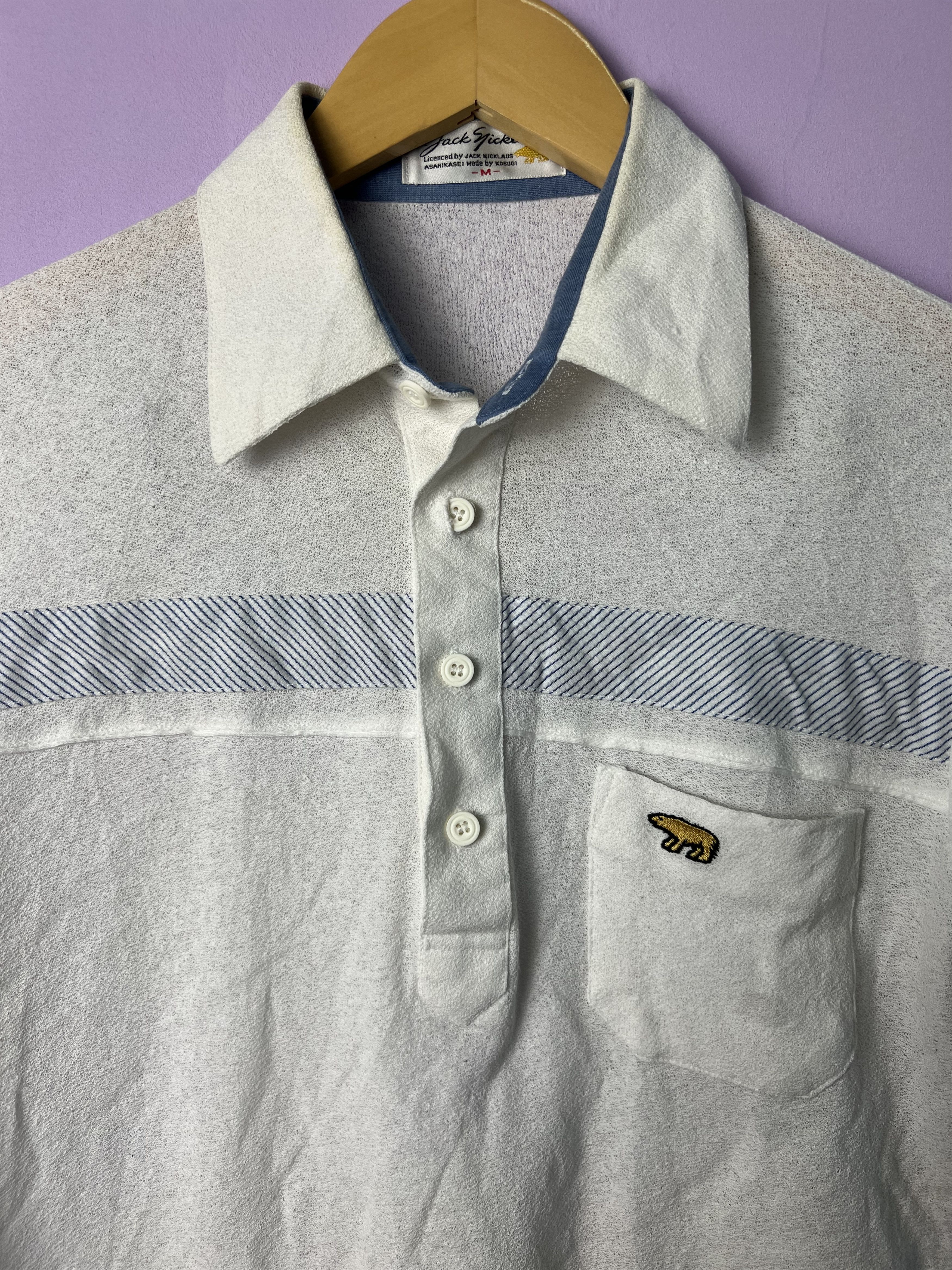 Golden Bear 🔥Vintage Golden Bear Thin Light Polo Tees Size US M / EU 48-50 / 2 - 7 Thumbnail