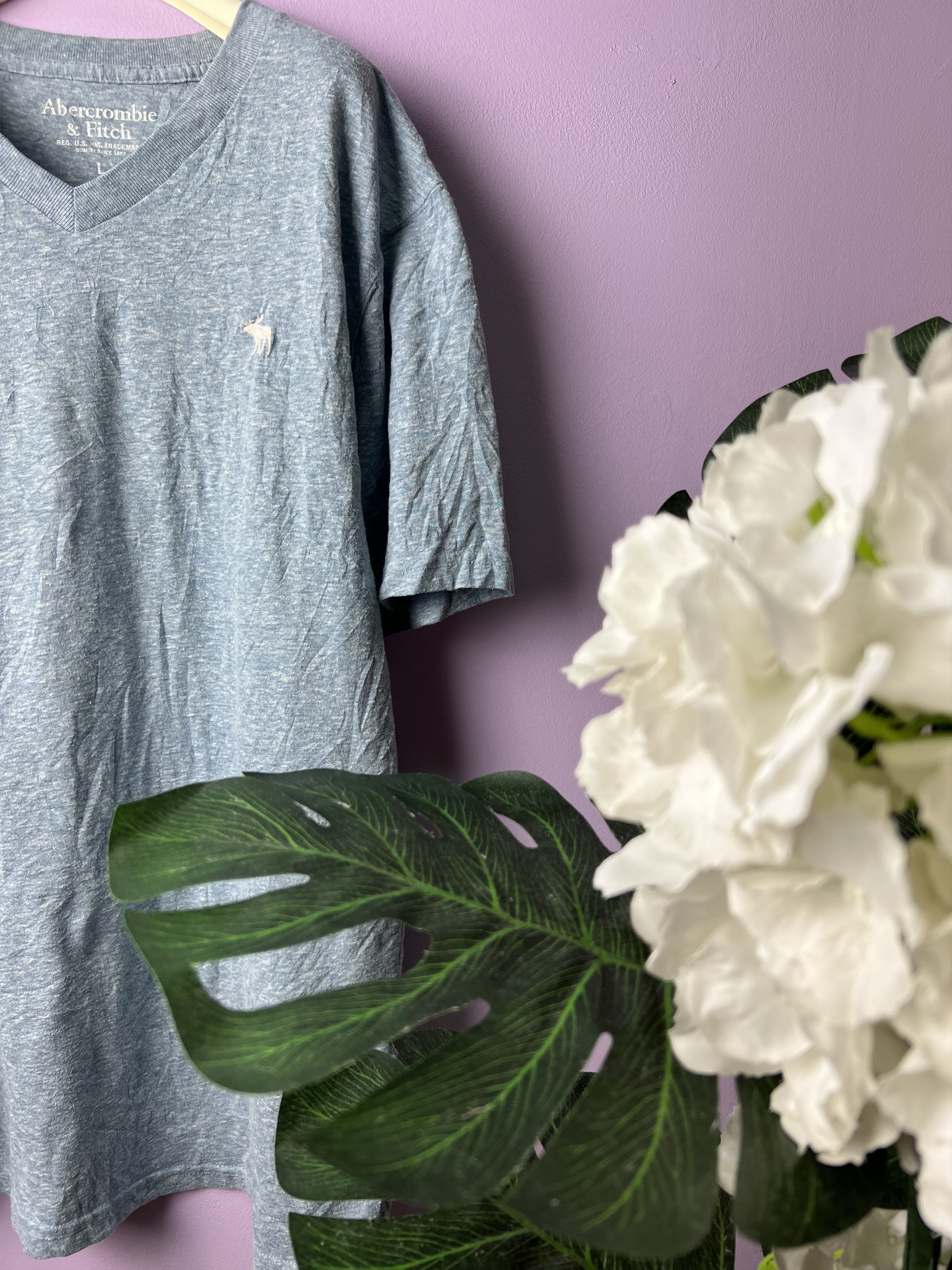 Abercrombie & Fitch 🔥V Neck Abercrombie Tees Size US M / EU 48-50 / 2 - 3 Thumbnail
