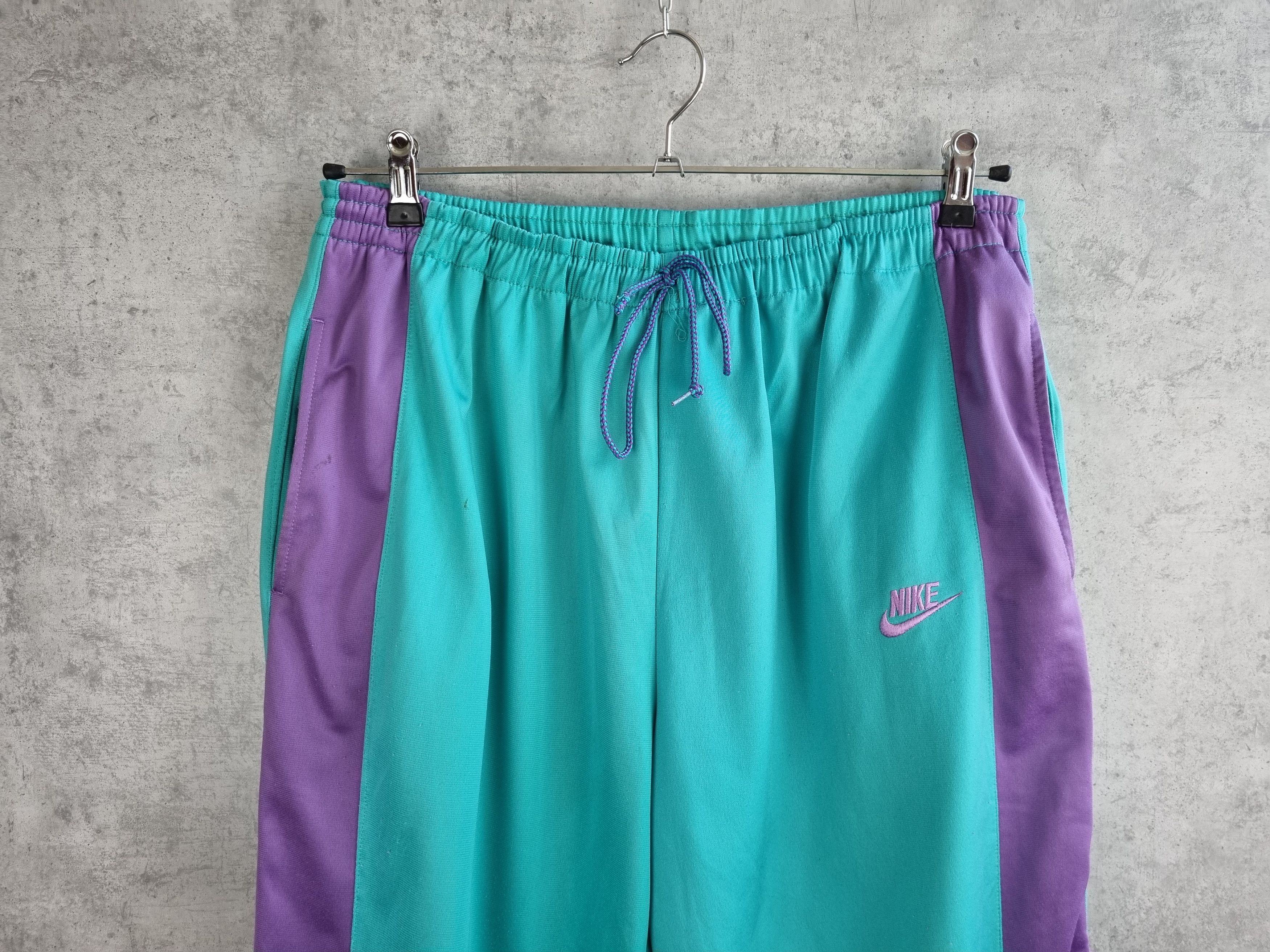 Nike × Vintage Rare 80s NIKE Gray Tag Joggers Track Pants Size US 33 - 4 Thumbnail