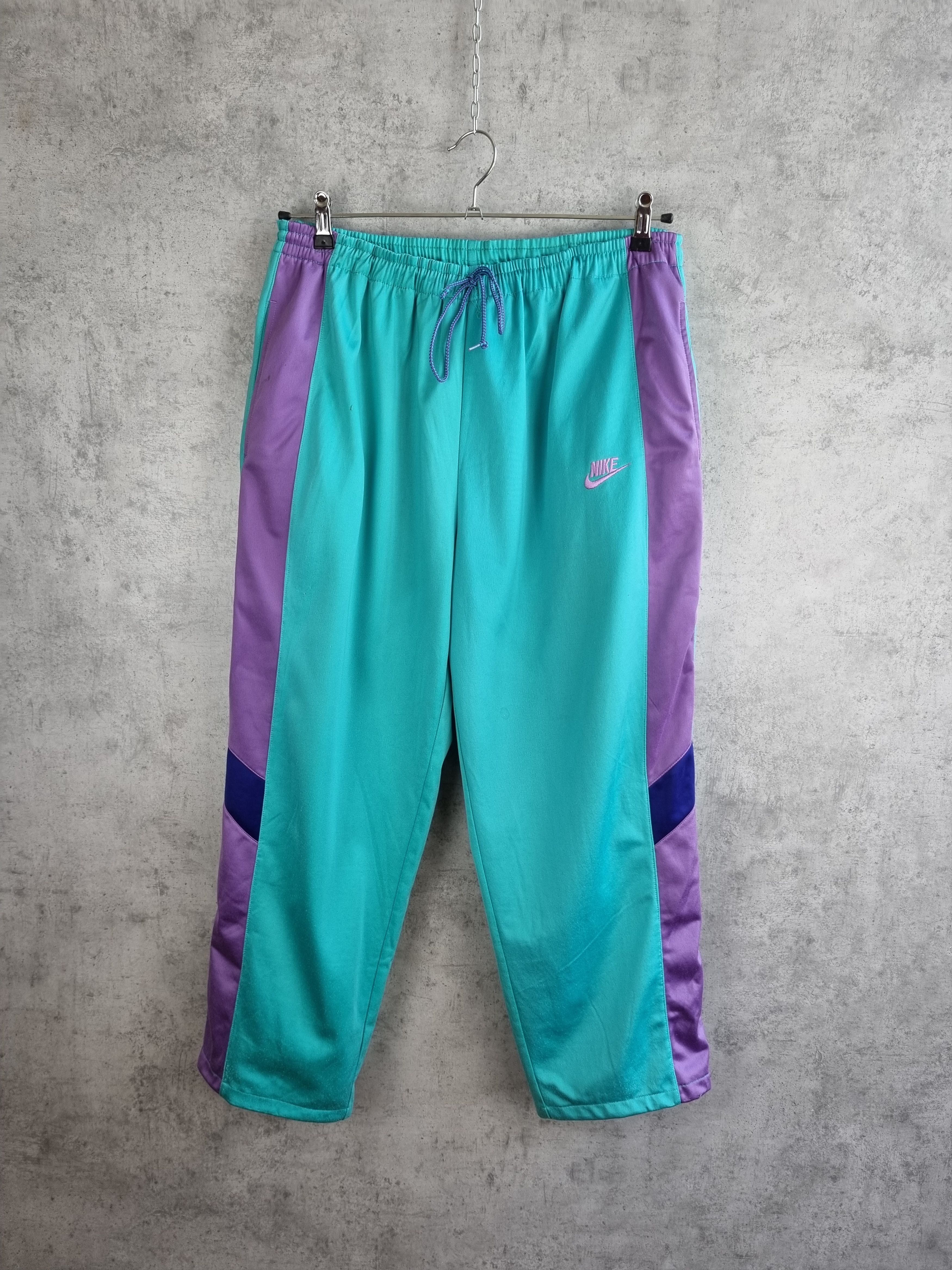 Nike × Vintage Rare 80s NIKE Gray Tag Joggers Track Pants Size US 33 - 1 Thumbnail