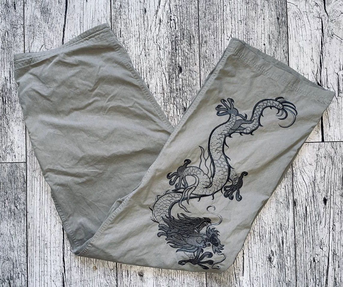 Japanese Brand × Vintage Blue Inc Snow Cargo Pants L Stussy Size US 33 - 1 Thumbnail