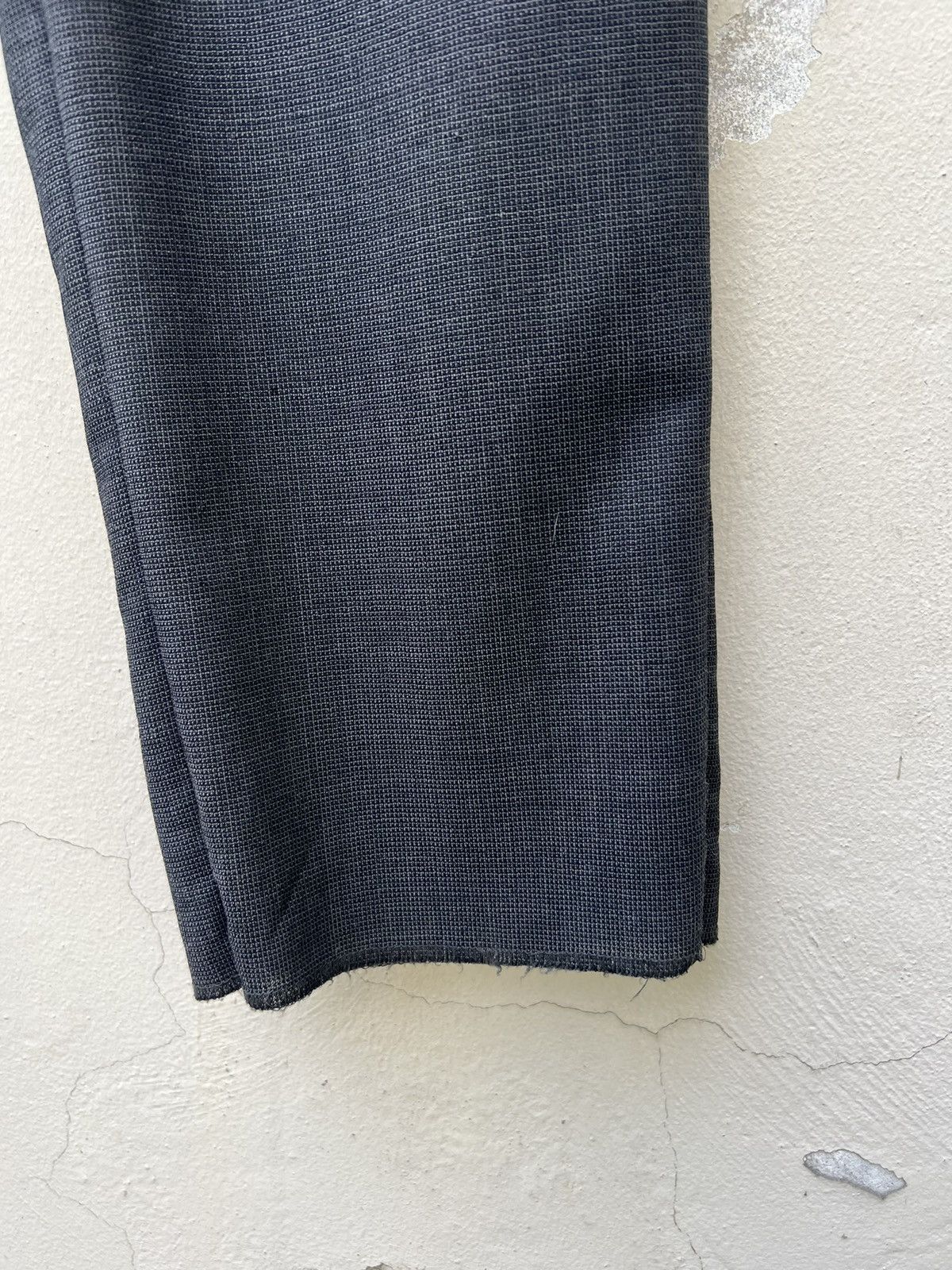 Vintage Vintage 90s Yohji Yamamoto AAR Durban Long Leg Wool Trouser Size US 28 / EU 44 - 14 Thumbnail