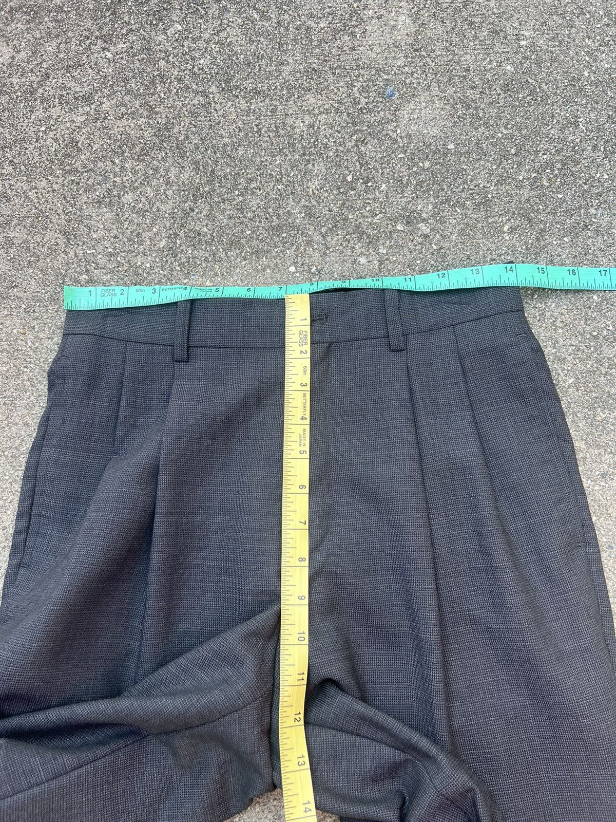 Vintage Vintage 90s Yohji Yamamoto AAR Durban Long Leg Wool Trouser Size US 28 / EU 44 - 2 Thumbnail