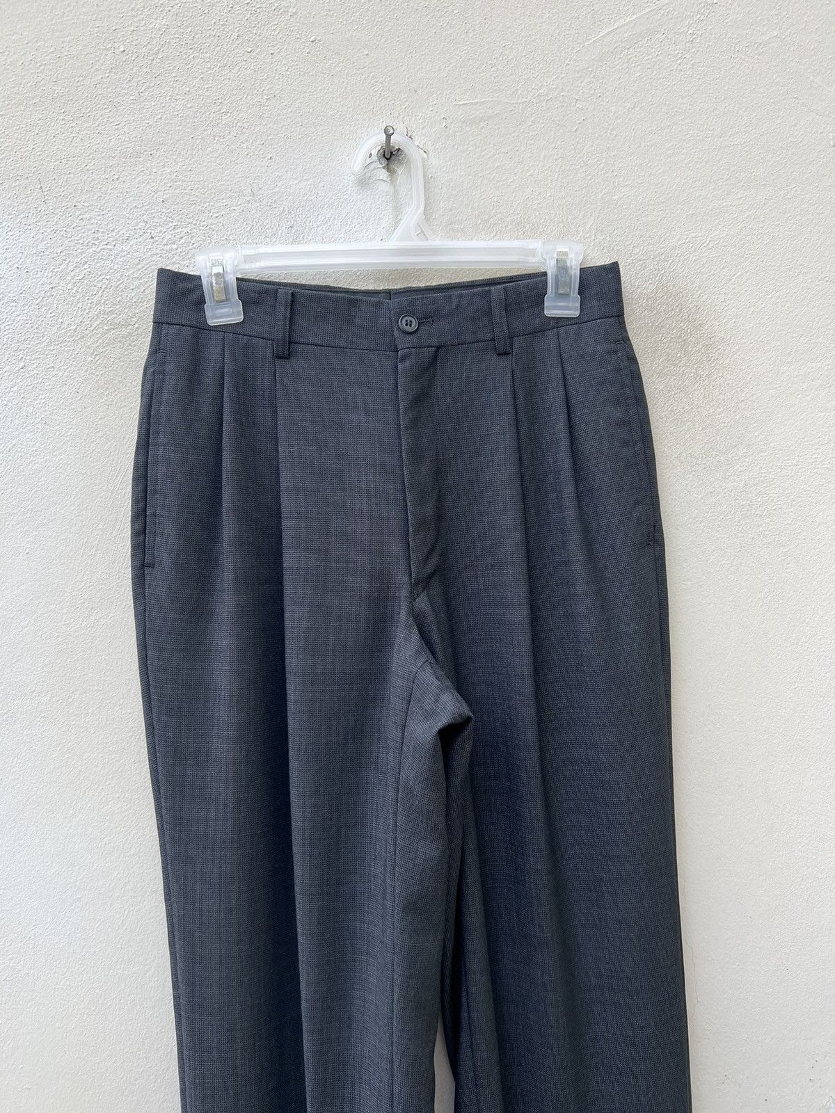 Vintage Vintage 90s Yohji Yamamoto AAR Durban Long Leg Wool Trouser Size US 28 / EU 44 - 7 Thumbnail