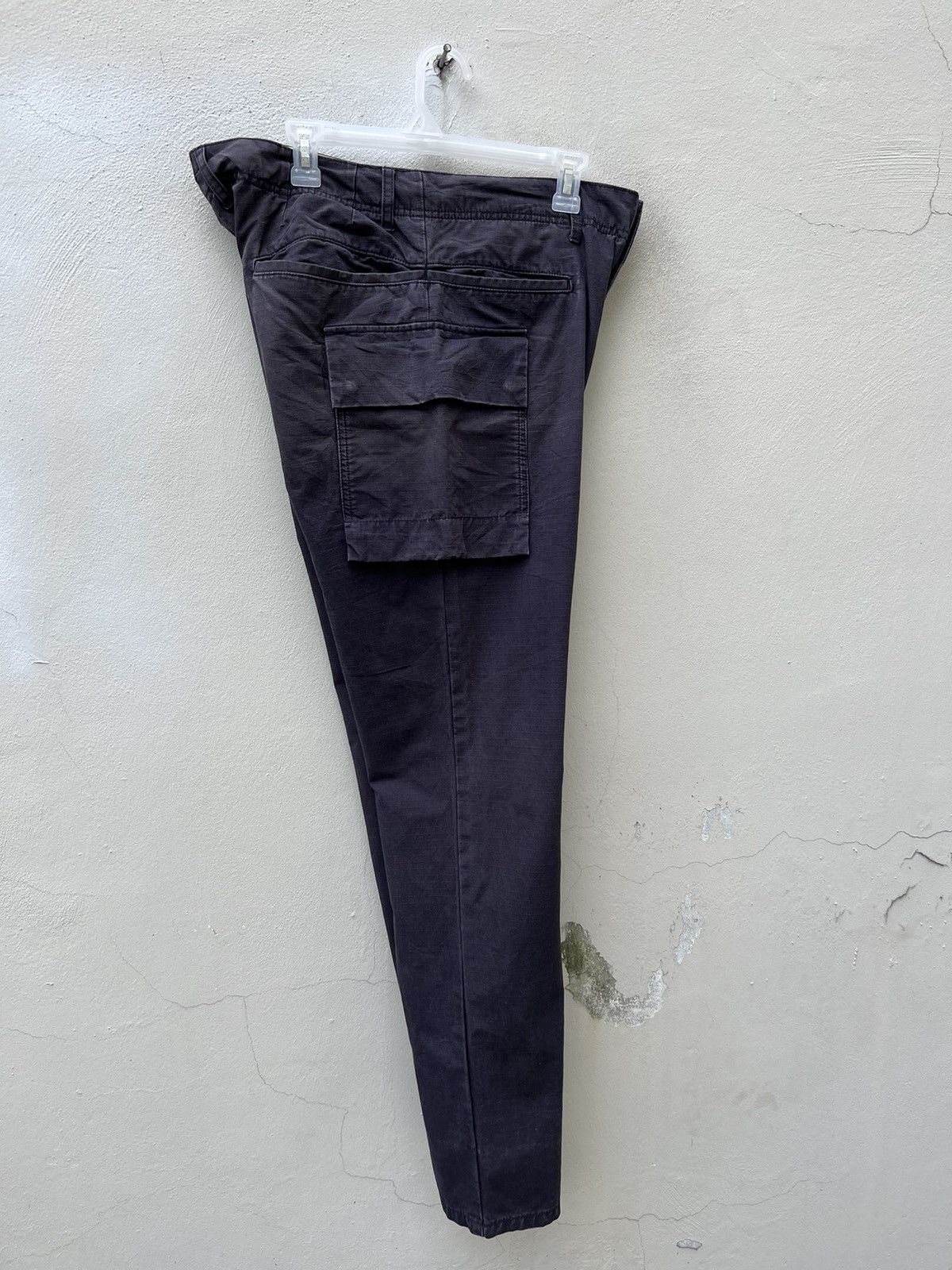 Snow Peak Snow Peak Distress Sun Faded Ripstop Cargo Trouser Pant Size US 32 / EU 48 - 23 Thumbnail