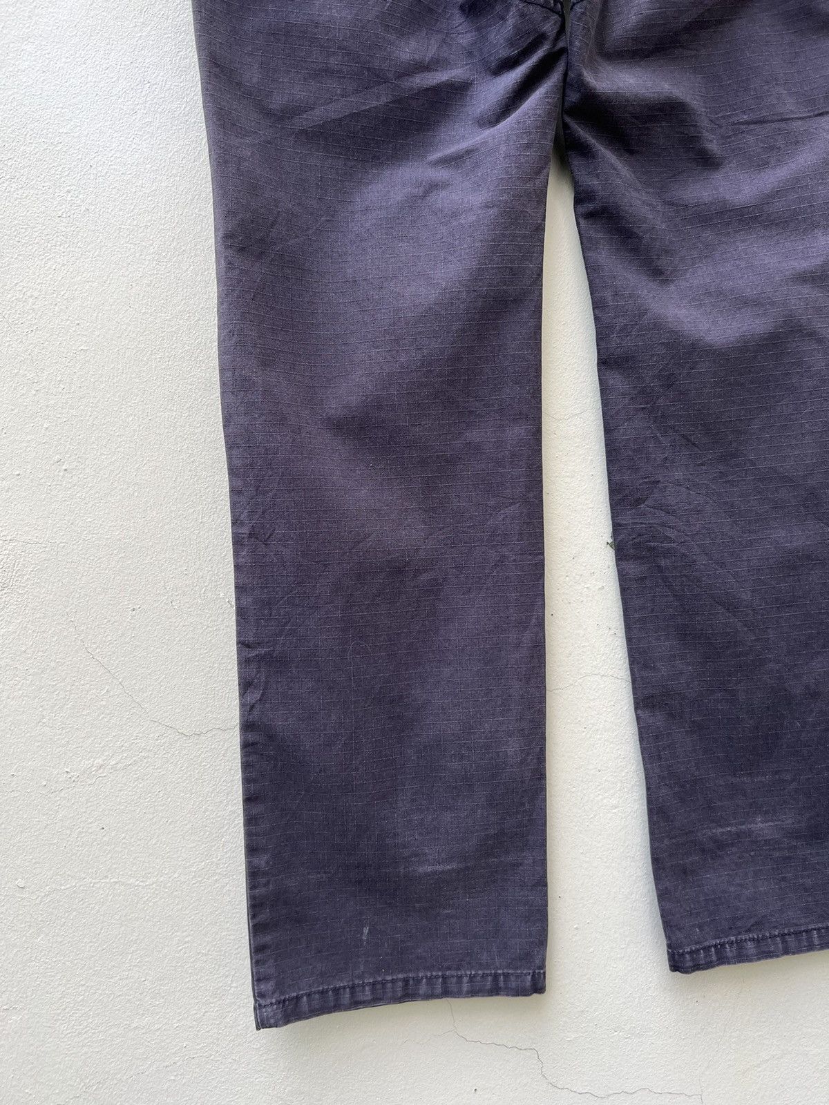 Snow Peak Snow Peak Distress Sun Faded Ripstop Cargo Trouser Pant Size US 32 / EU 48 - 17 Thumbnail