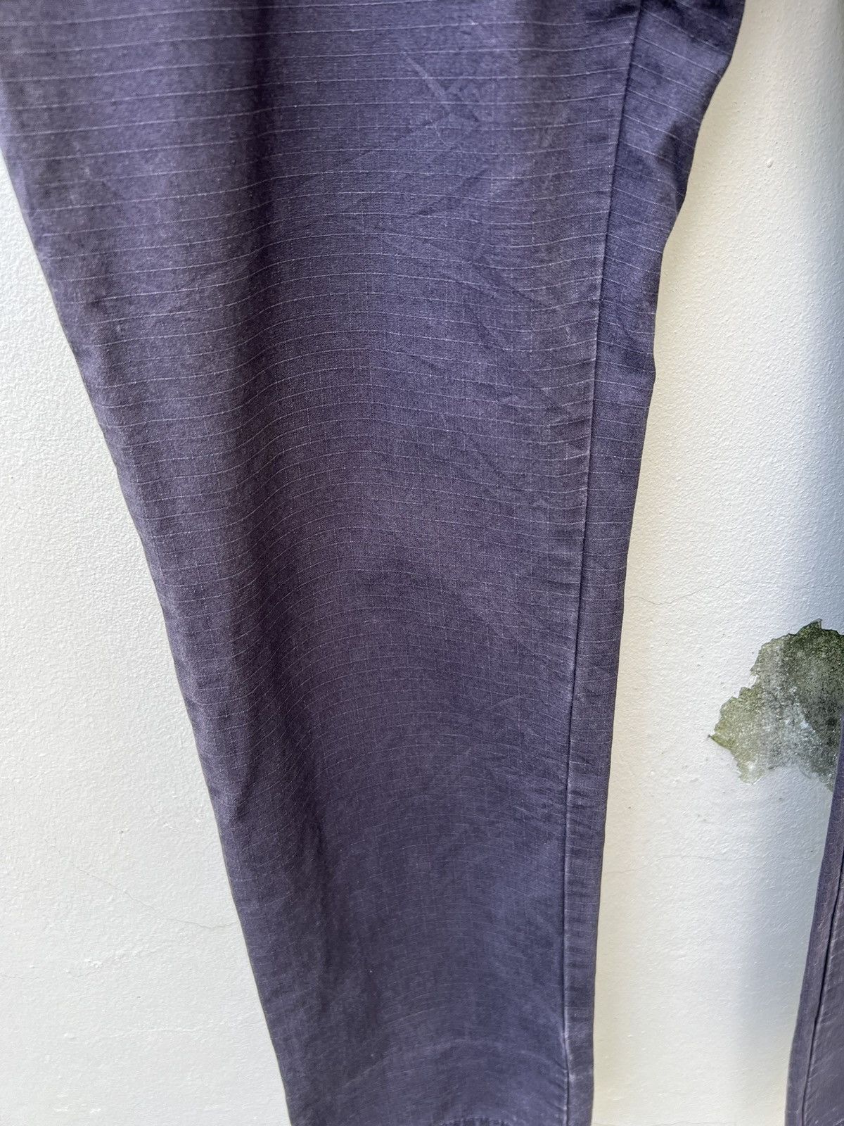 Snow Peak Snow Peak Distress Sun Faded Ripstop Cargo Trouser Pant Size US 32 / EU 48 - 9 Thumbnail