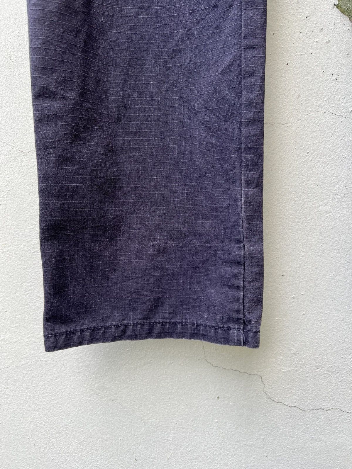 Snow Peak Snow Peak Distress Sun Faded Ripstop Cargo Trouser Pant Size US 32 / EU 48 - 10 Thumbnail