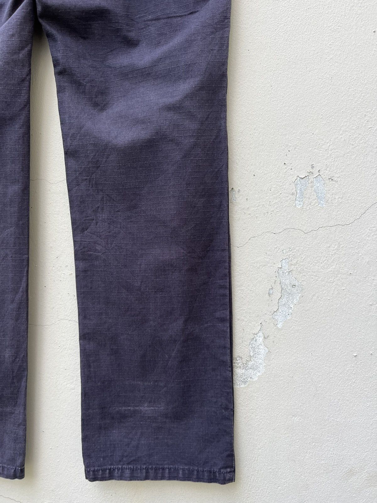 Snow Peak Snow Peak Distress Sun Faded Ripstop Cargo Trouser Pant Size US 32 / EU 48 - 19 Thumbnail