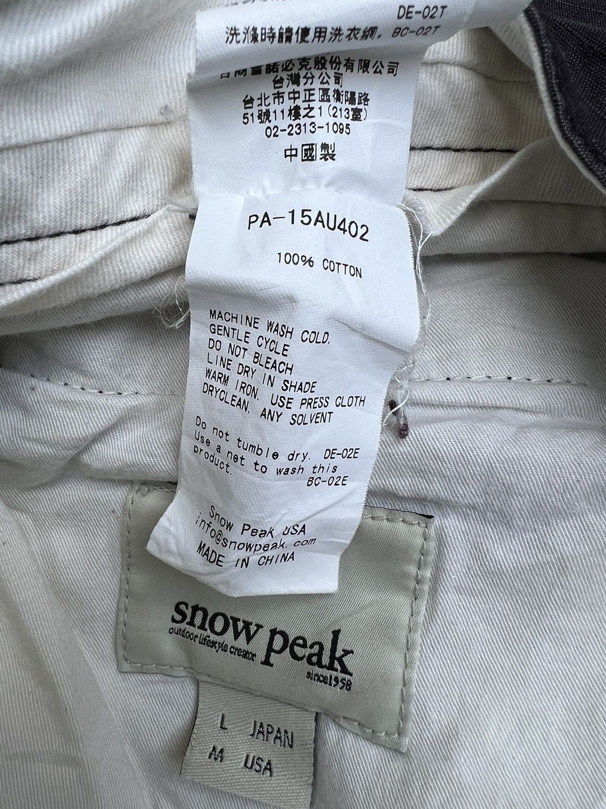 Snow Peak Snow Peak Distress Sun Faded Ripstop Cargo Trouser Pant Size US 32 / EU 48 - 25 Thumbnail