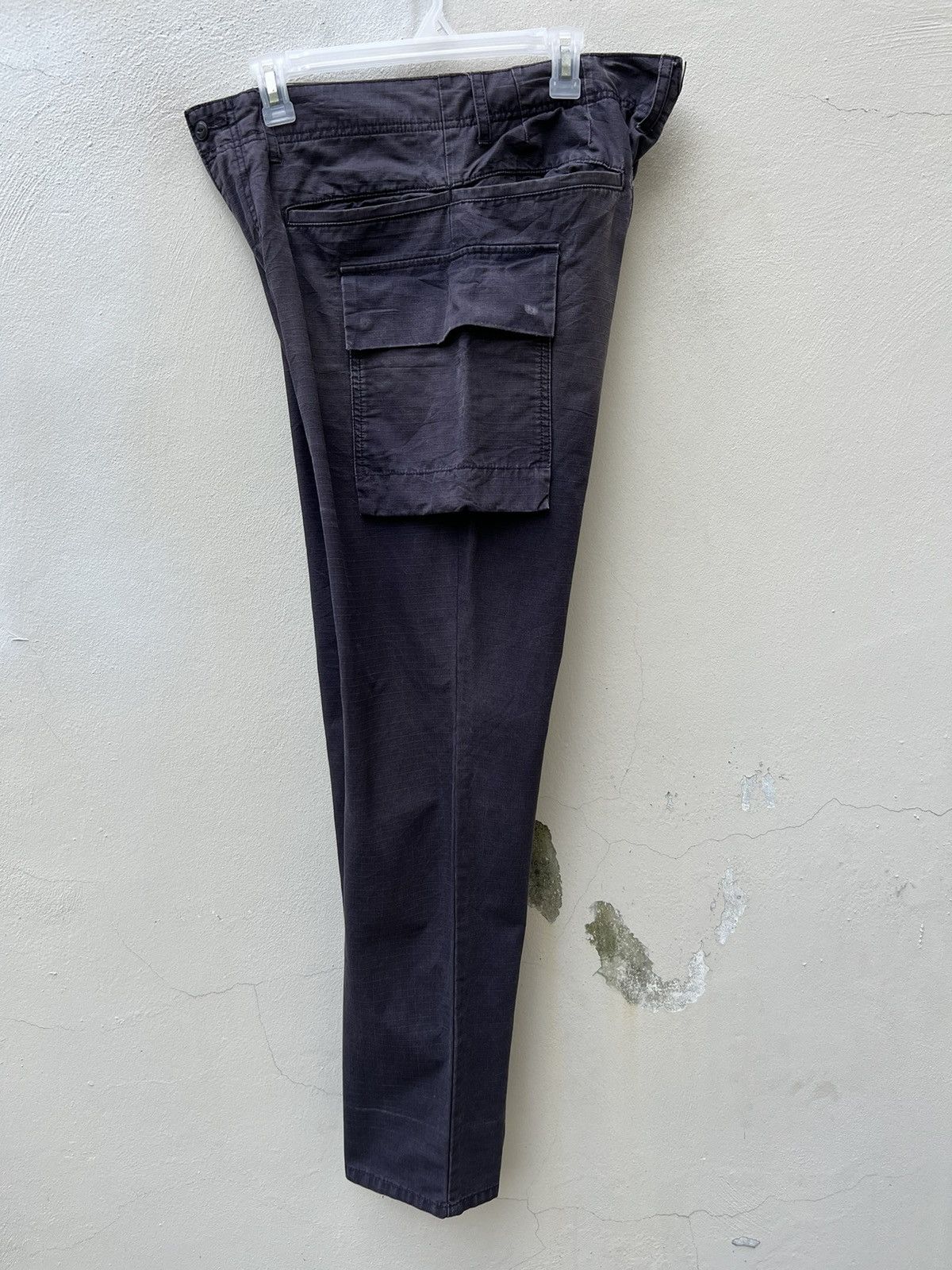 Snow Peak Snow Peak Distress Sun Faded Ripstop Cargo Trouser Pant Size US 32 / EU 48 - 20 Thumbnail